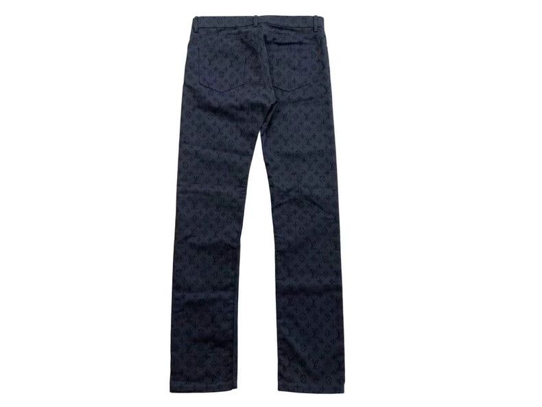 Louis Vuitton Louis Vuitton Blue presbyopic full Logo jeans Size US 31 - 2 Thumbnail