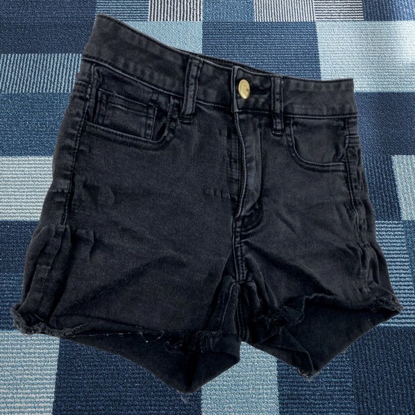American Eagle Outfitters American Eagle Outfitters Shirt Women Shortie Hi Rise 0 Black XS? Size 25" / US 0 / IT 36 - 1 Thumbnail