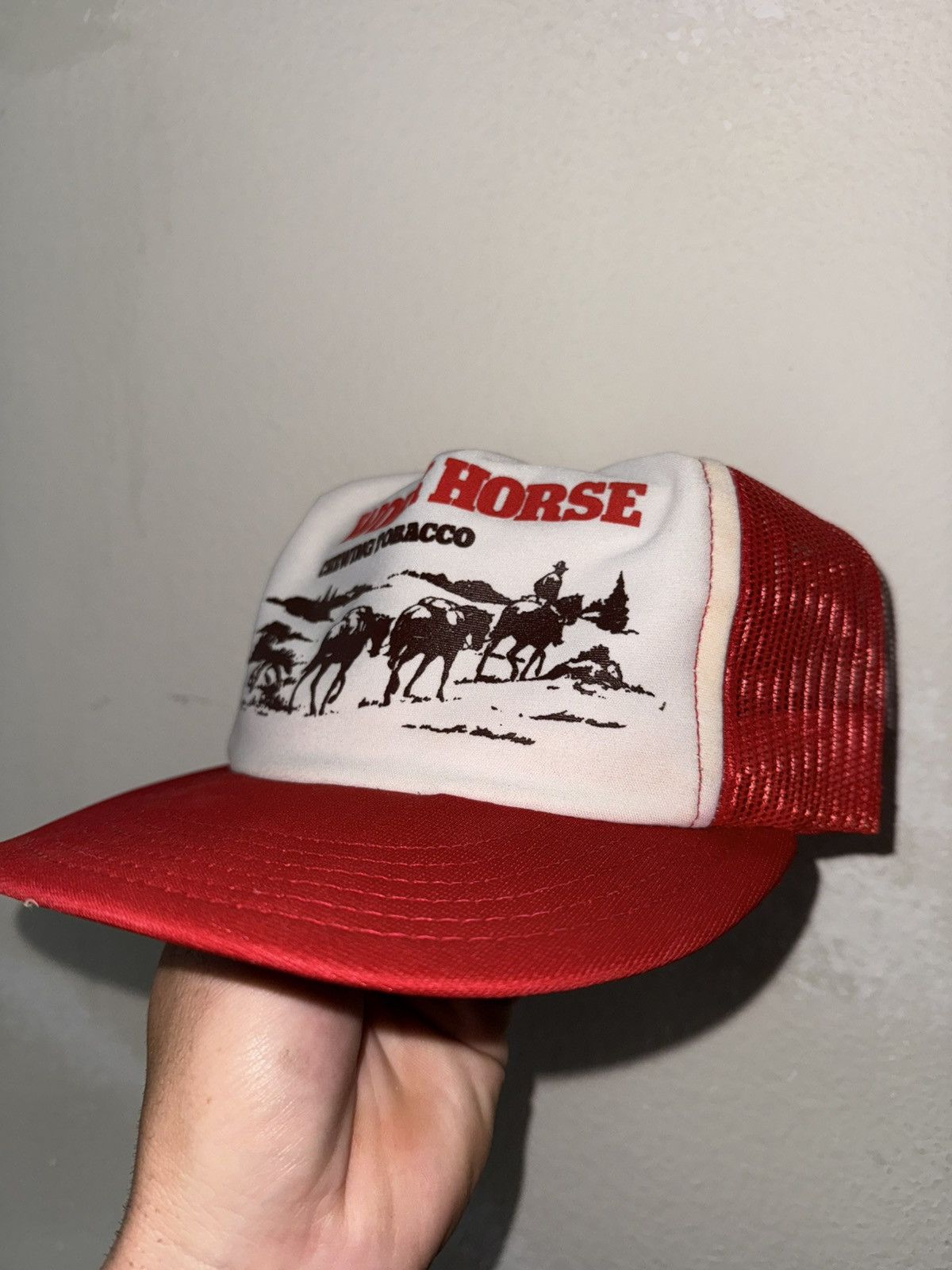 Vintage Workhorse chewing tobacco hat Size ONE SIZE - 2 Thumbnail