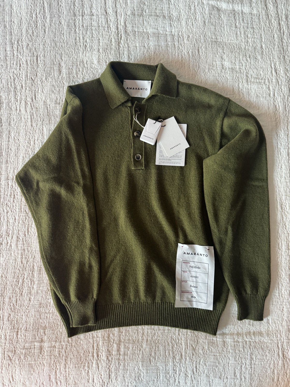 Other Polo Maniche Lunghe Amaranto Size US M / EU 48-50 / 2 - 2 Thumbnail