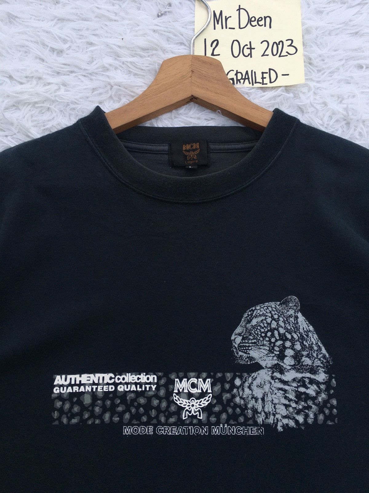 MCM Vintage MCM Logo Tshirt Size US L / EU 52-54 / 3 - 8 Thumbnail