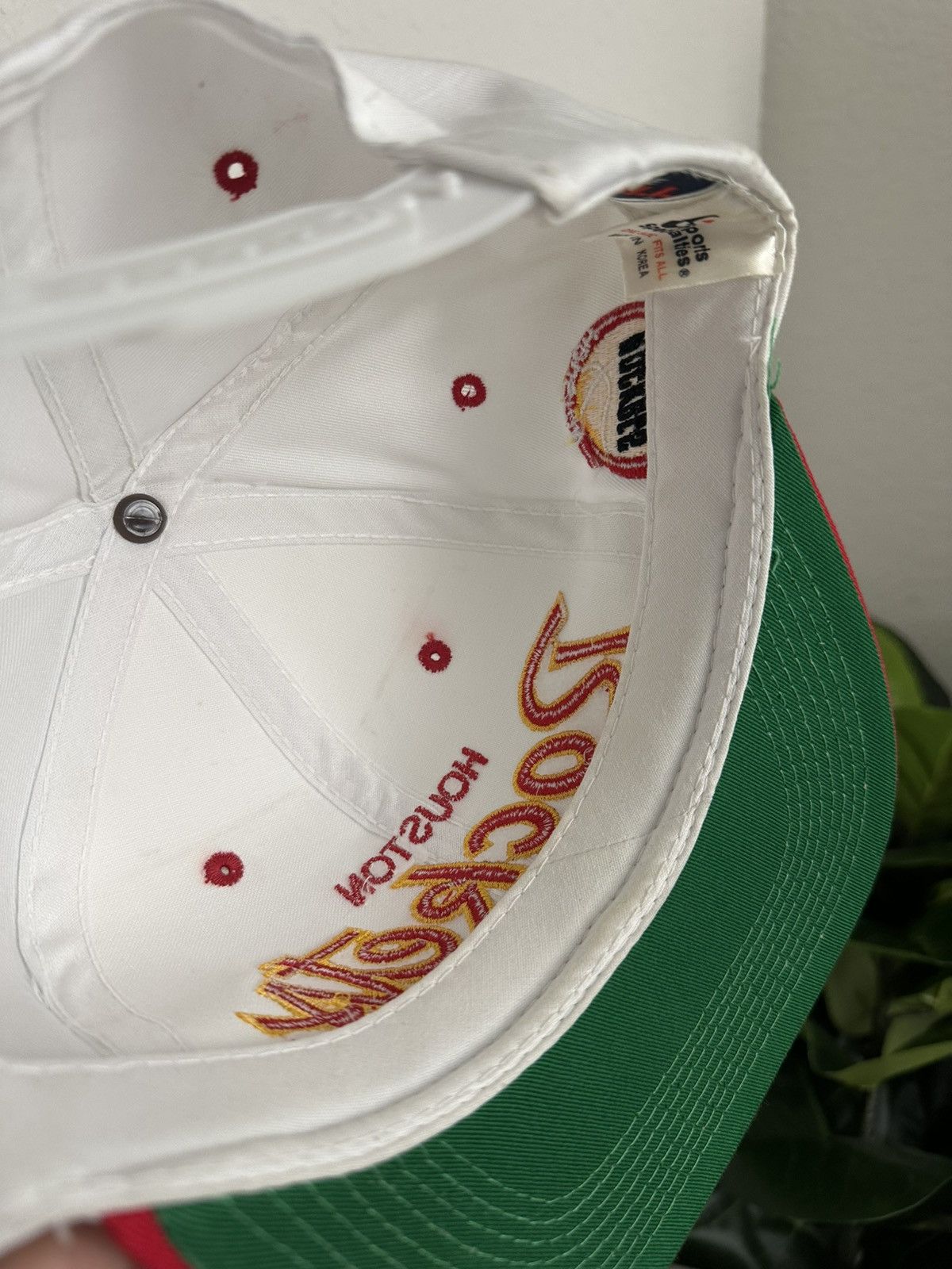 Sports Specialties × Vintage 90s Houston Rocket White Dome Script Sports Specialties m Size ONE SIZE - 6 Thumbnail
