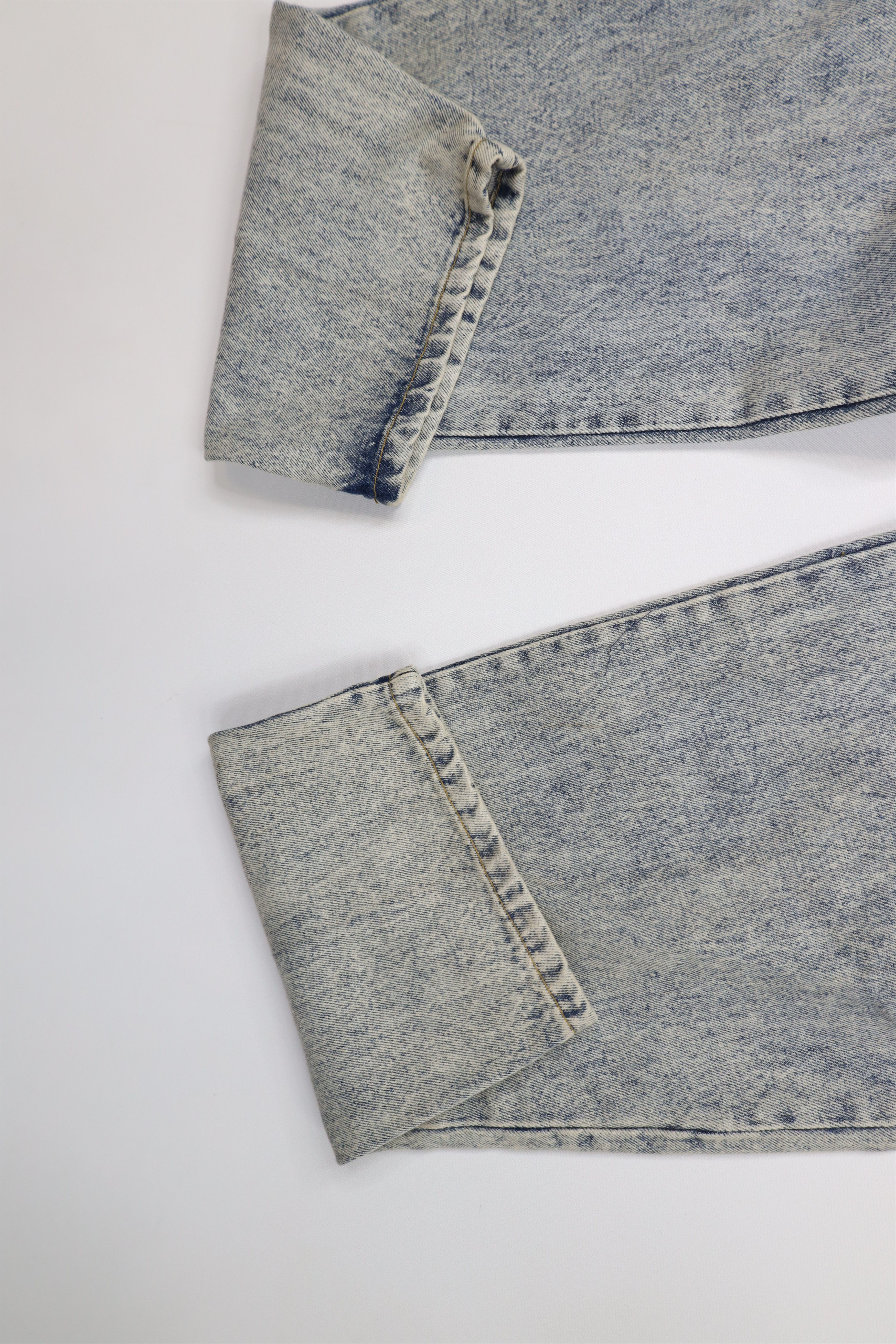 Vintage Deadstock Vintage 90s Streetwear Waist Tapered Leg Jeans Size 30" / US 8 / IT 44 - 5 Thumbnail