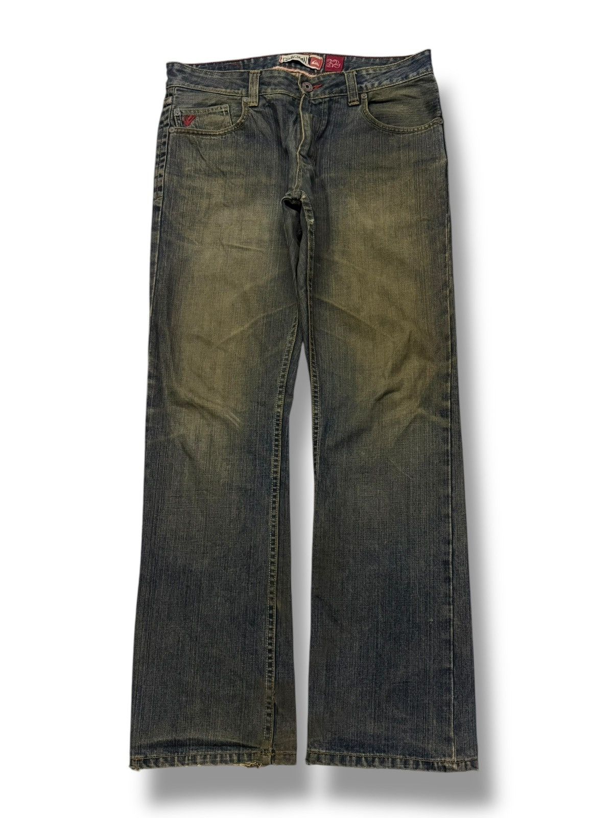 Quiksilver Vintage Y2K Quiksilver QuikJean Japanese Denim Jeans | W35 Size US 35 - 2 Thumbnail