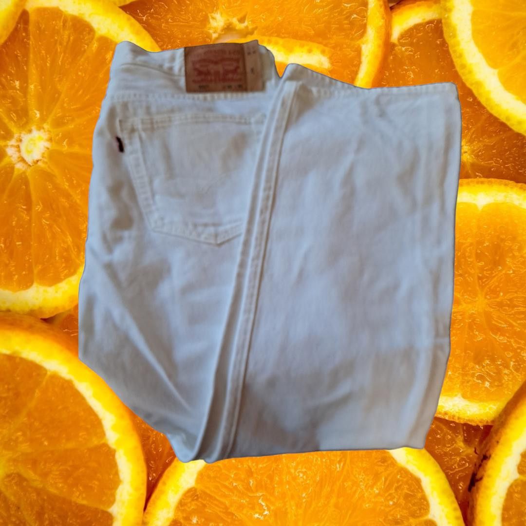 Levi's Levi's 501 White Button Fly Jeans Size 36x30 Size US 36 / EU 52 - 1 Thumbnail