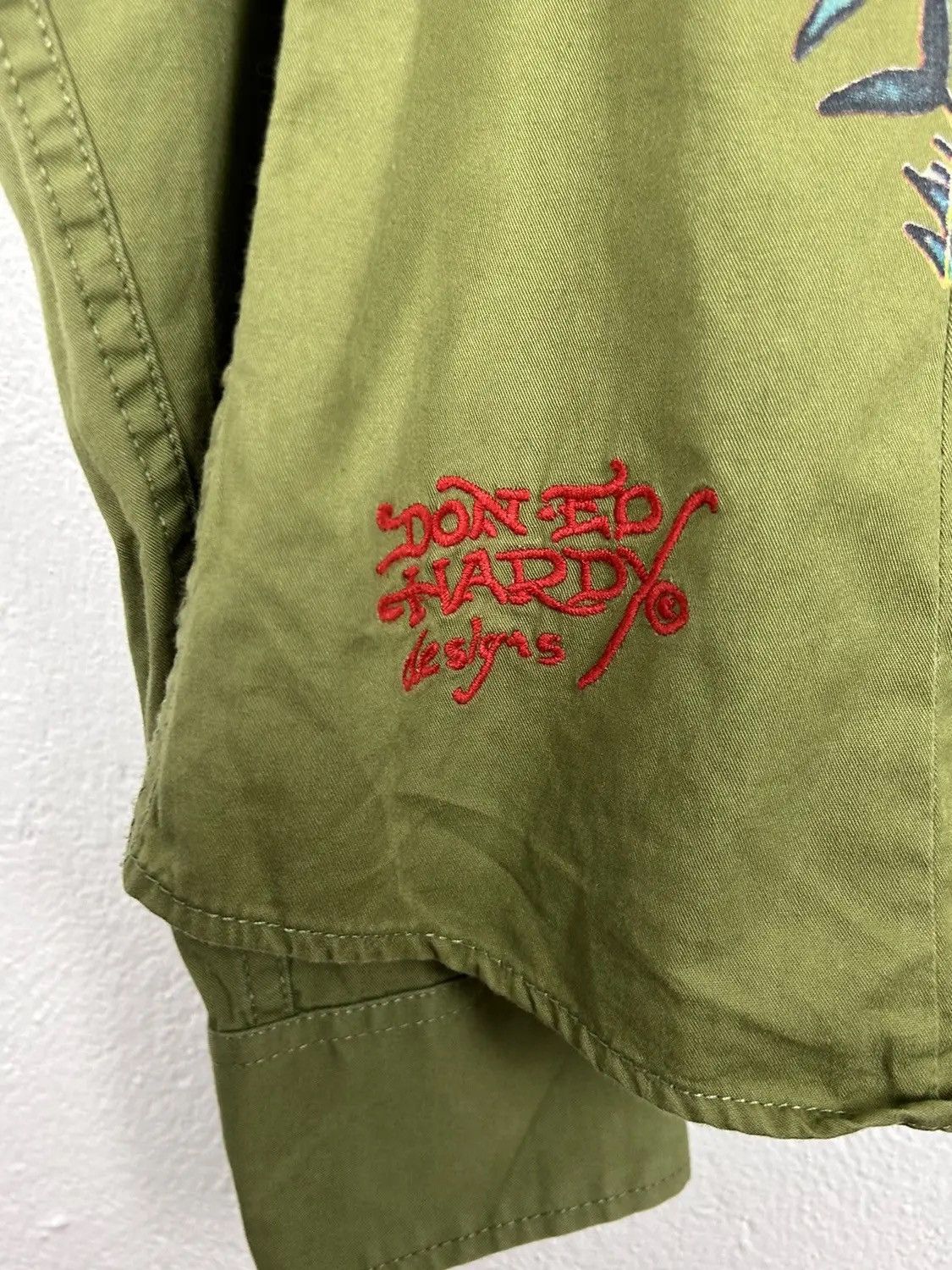 Christian Audigier 00s Vintage Ed Hardy Christian Audigier Y2K Rare Shirt Size L / US 10 / IT 46 - 11 Thumbnail