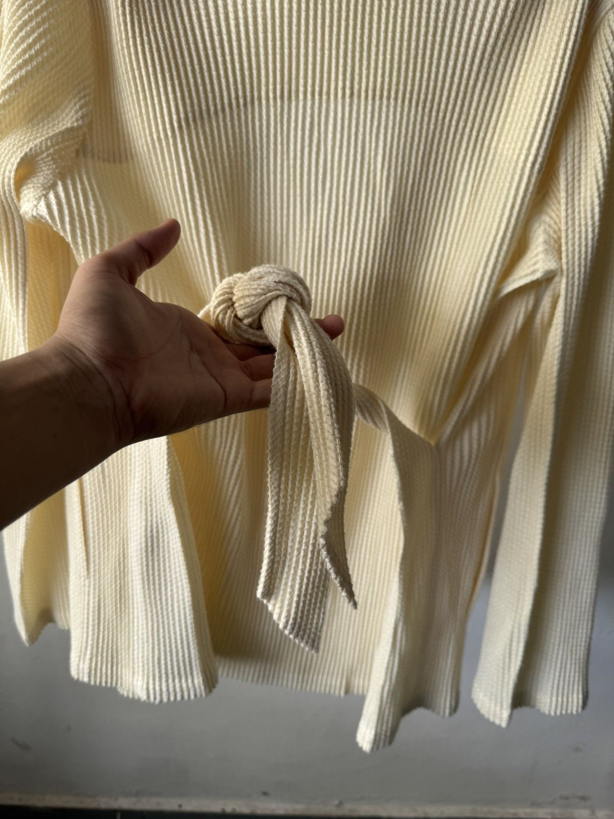 Issey Miyake Issey Miyake Pleated Robe Blazer Size US L / EU 52-54 / 3 - 11 Thumbnail