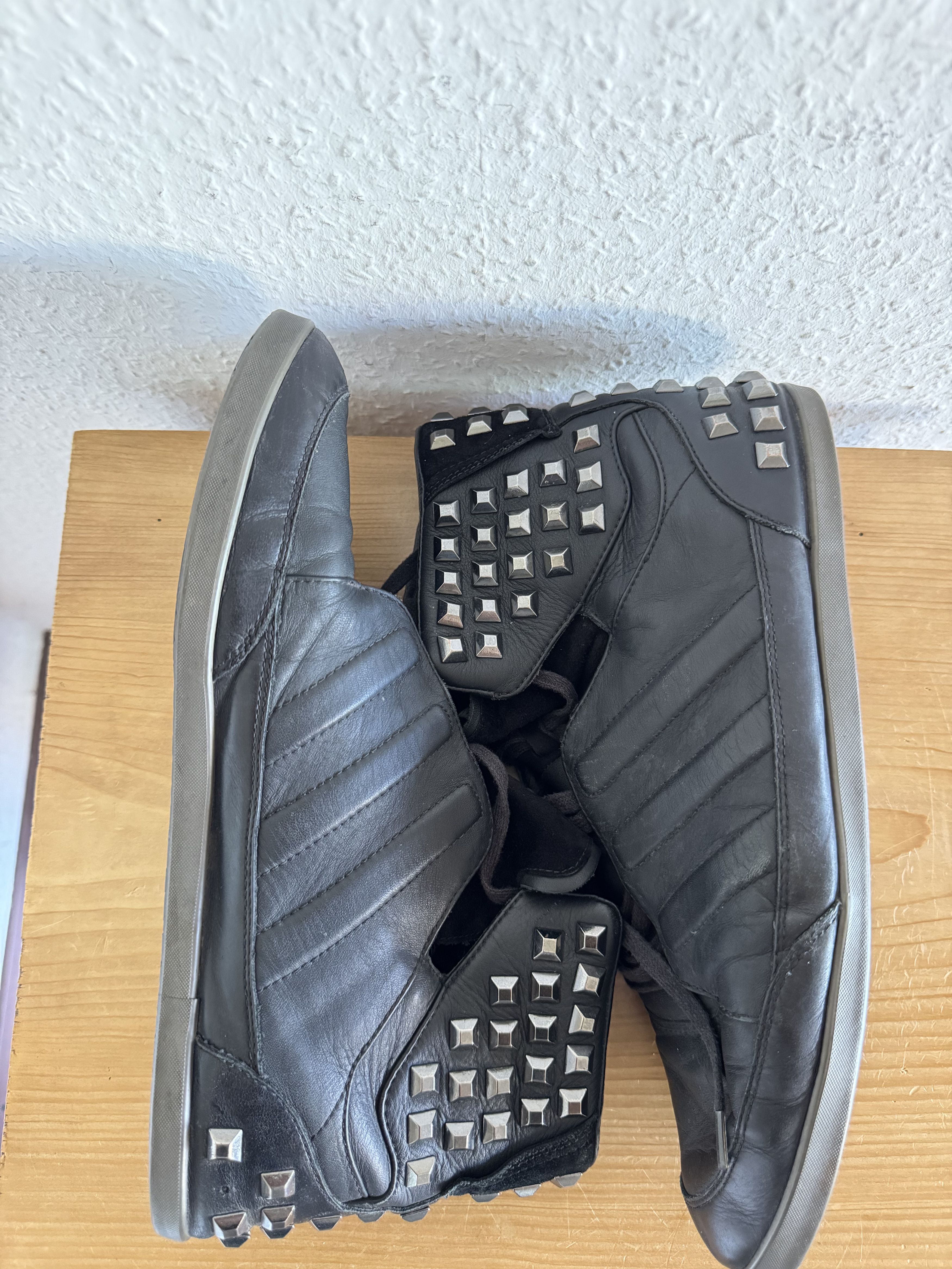 Y-3 Y-3 Honja High Studded Sneakers Size US 11.5 / EU 44-45 - 11 Thumbnail