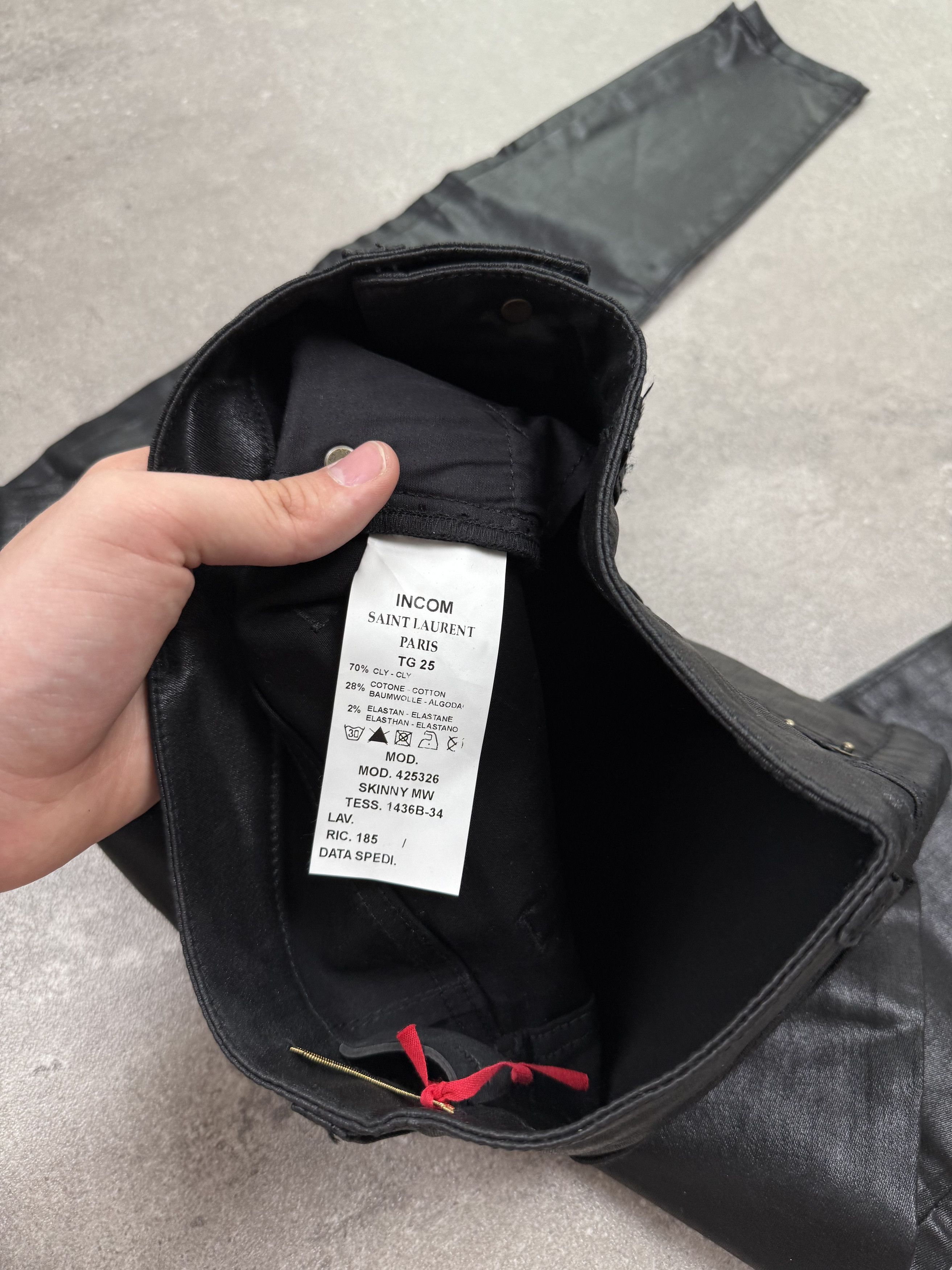 Saint Laurent Paris Saint Laurent Paris skinny pant S/S 2014 archive Size 25" / US 0 / IT 36 - 10 Thumbnail