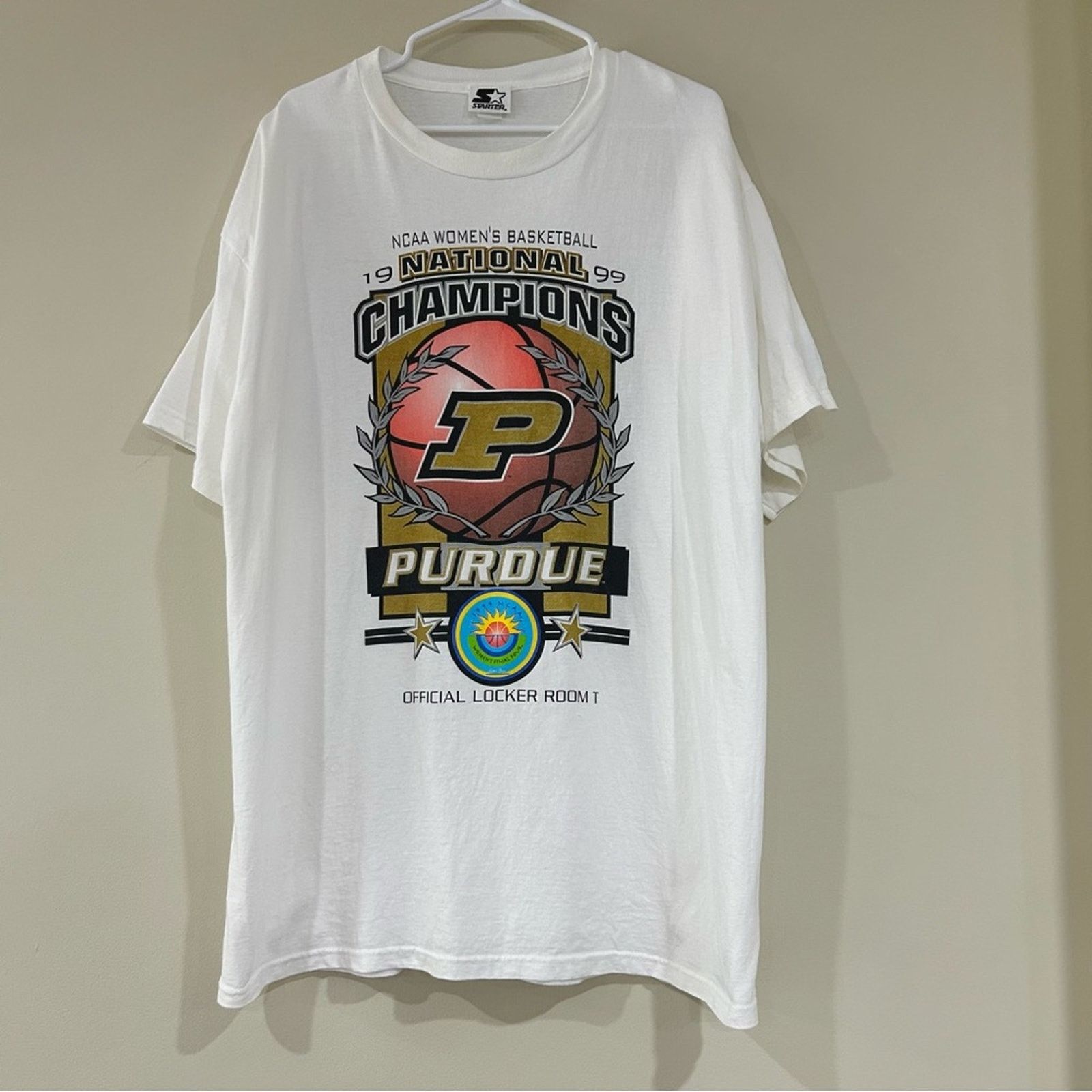 Starter 1999 Purdue Women’s Basketball Champions Shirt Size US XXL / EU 58 / 5 - 1 Thumbnail