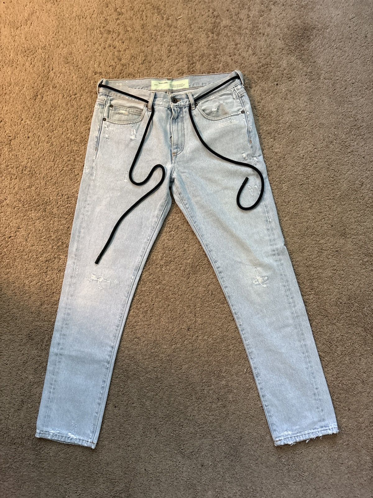 Off-White Off-white temperature denim Size US 34 / EU 50 - 2 Thumbnail