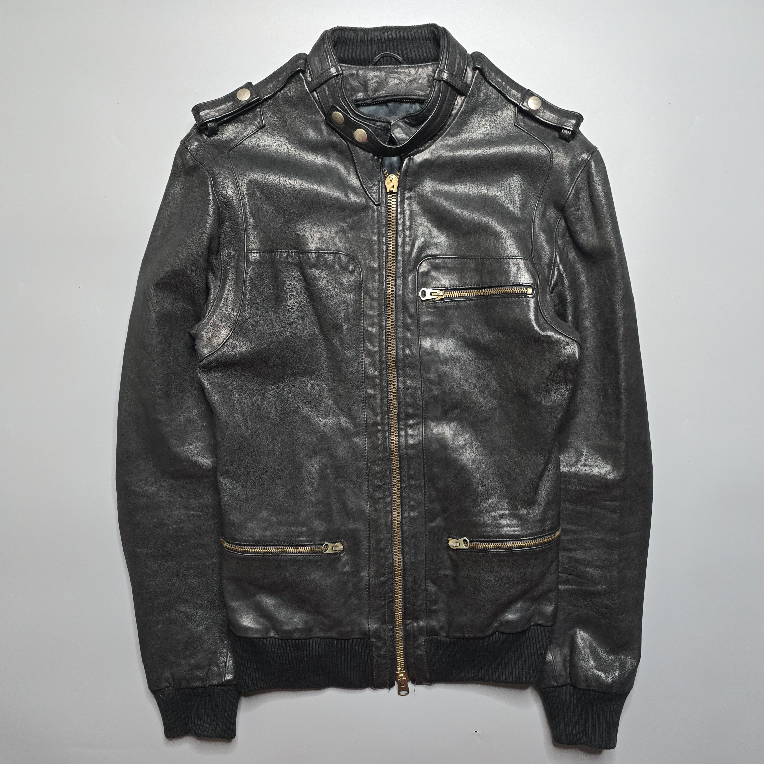 Golden Goose - Archive Cafe Racer Leather Jacket