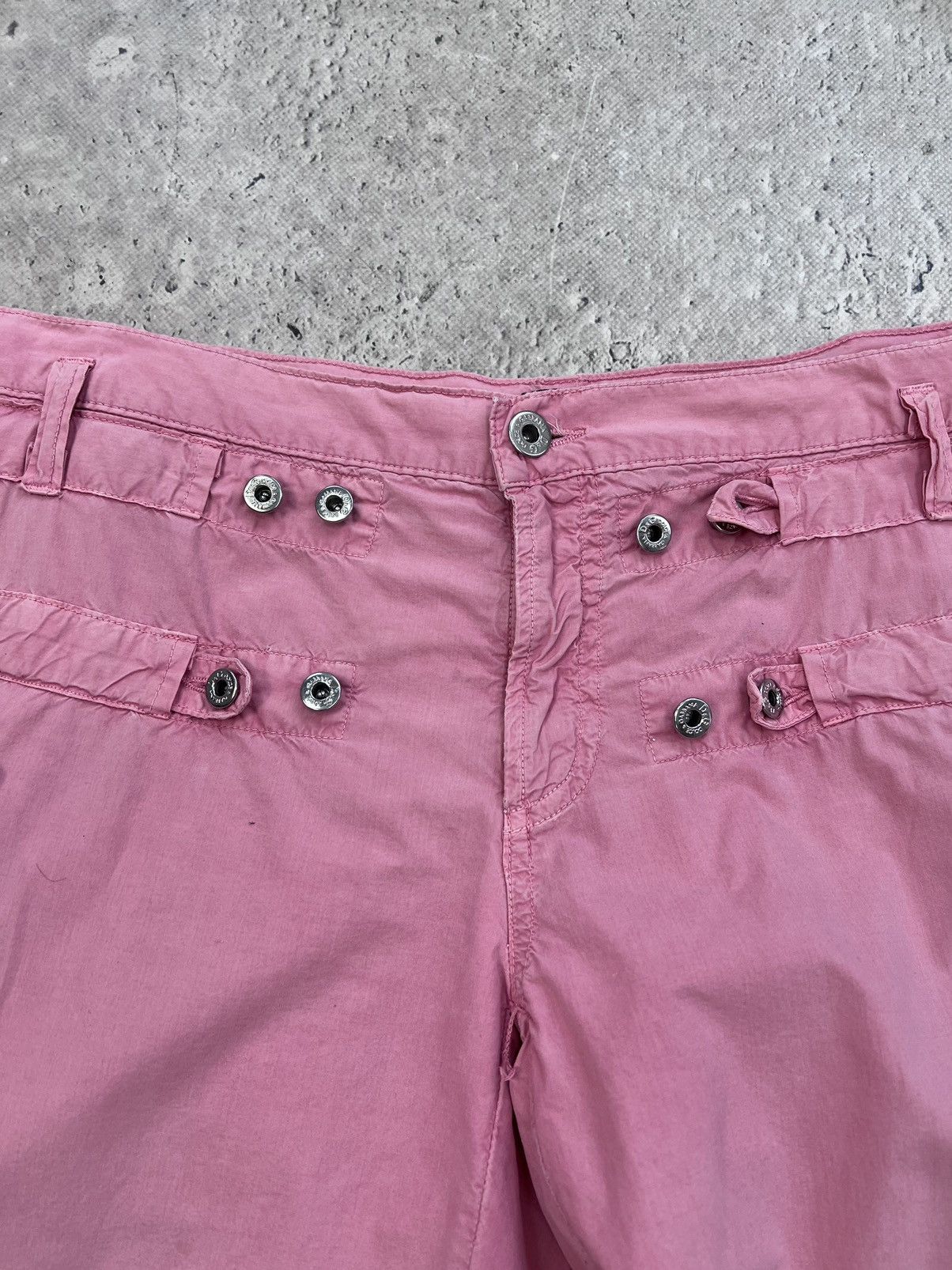 Dolce & Gabbana DOLCE GABBANA Y2K Cargo Flared Pants Parachute Bondage Size 30" / US 8 / IT 44 - 7 Thumbnail