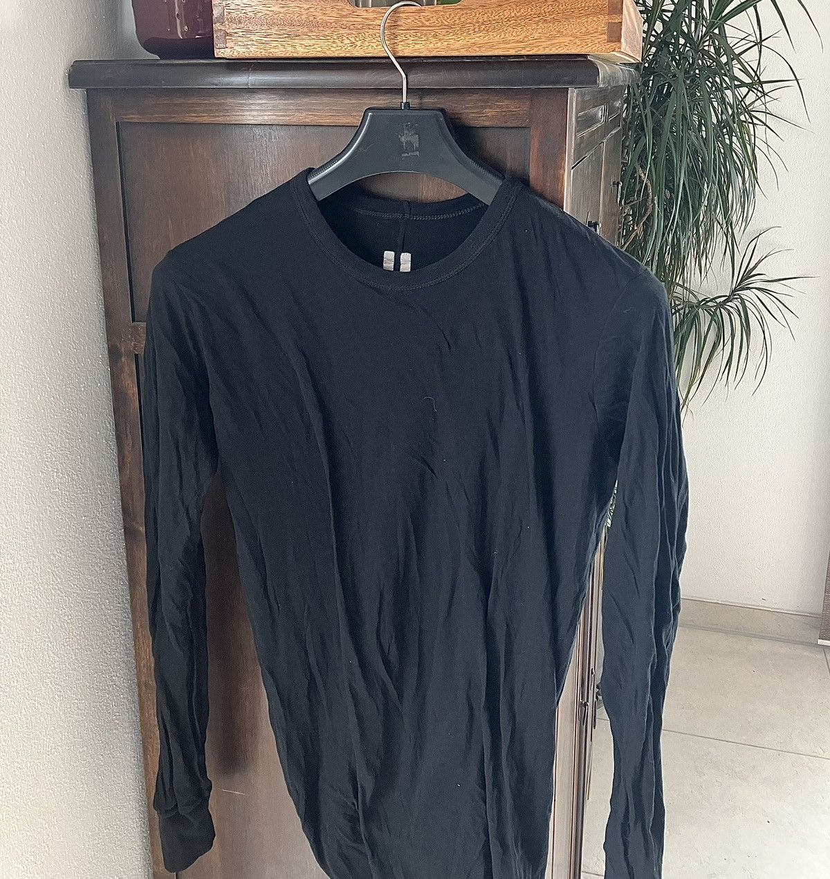 Rick Owens Rick Owens: Unstable Slim-Fit Cotton Jersey T-Shirt Black Size US XXL / EU 58 / 5 - 3 Thumbnail