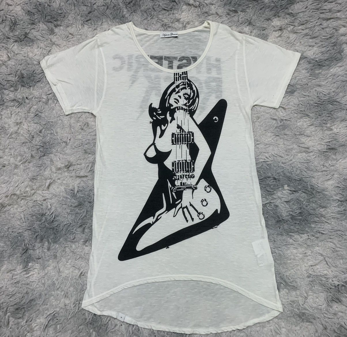 Hysteric Glamour VINTAGE HYSTERIC GLAMOUR ROCK PAPER-THIN T SHIRT Size ONE SIZE - 1 Thumbnail