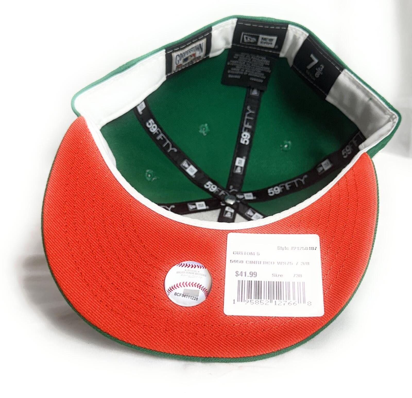 New Era New Era Cincinnati Reds 1975 World Champions 59FIFTY 7 3/8 Size ONE SIZE - 5 Thumbnail