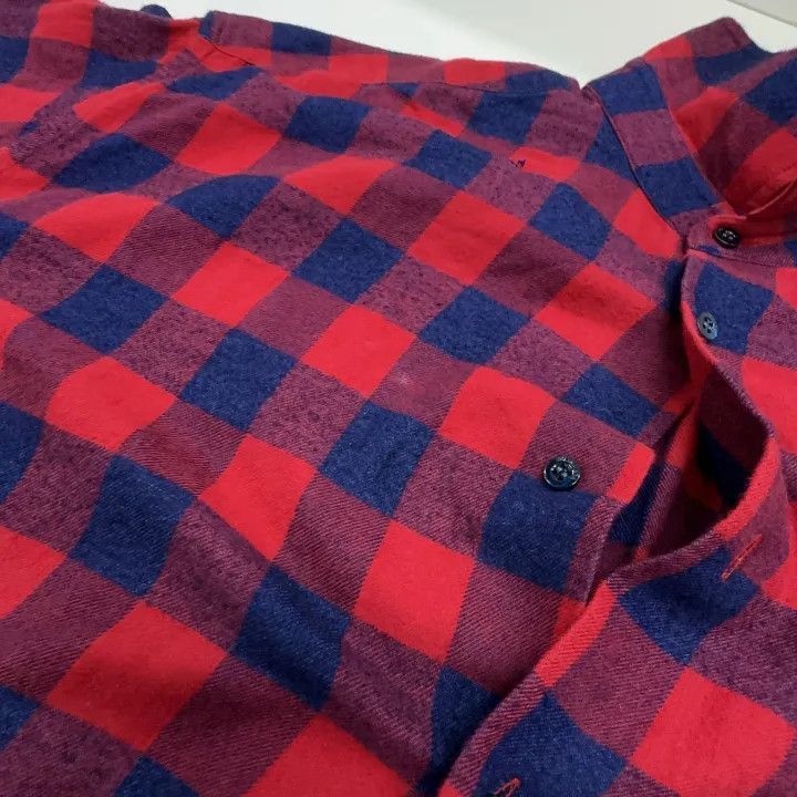 Balenciaga Balenciaga Balenciaga Red and Blue Checkered Casual Shirt Size US M / EU 48-50 / 2 - 6 Thumbnail