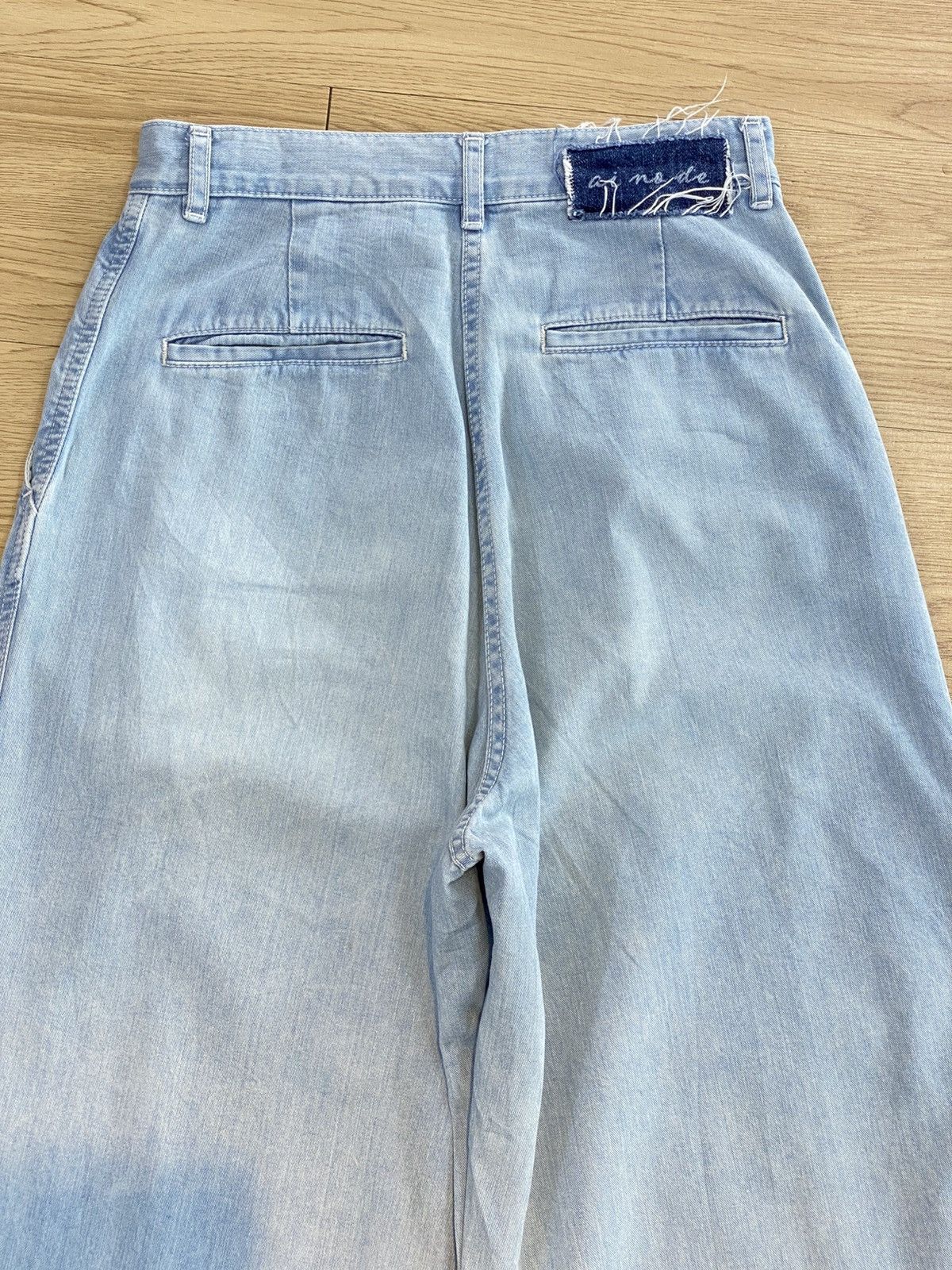 Japanese Brand Japanese Brand Baggy Blue Wash Light Jeans Size US 26 / EU 42 - 4 Thumbnail