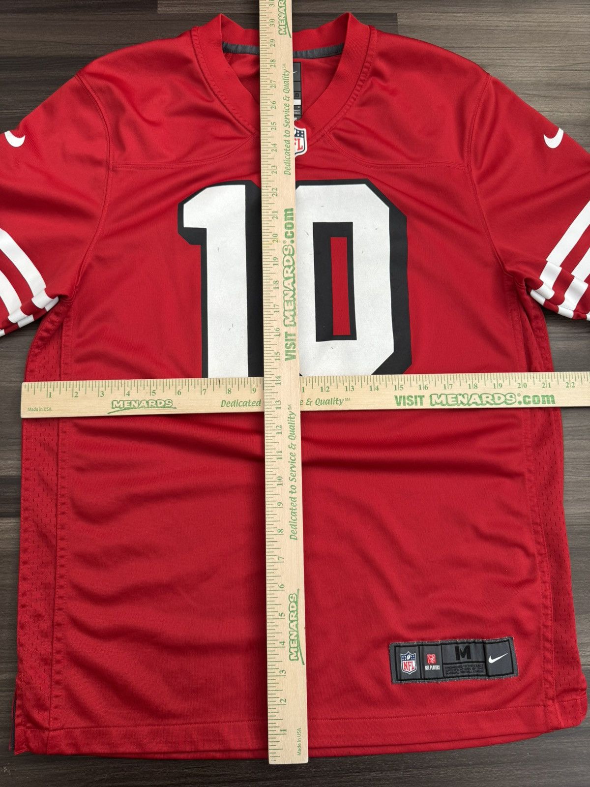 Nike San Francisco 49ers Jimmy Garoppolo #10 NFL On Field Jersey Size US M / EU 48-50 / 2 - 6 Thumbnail