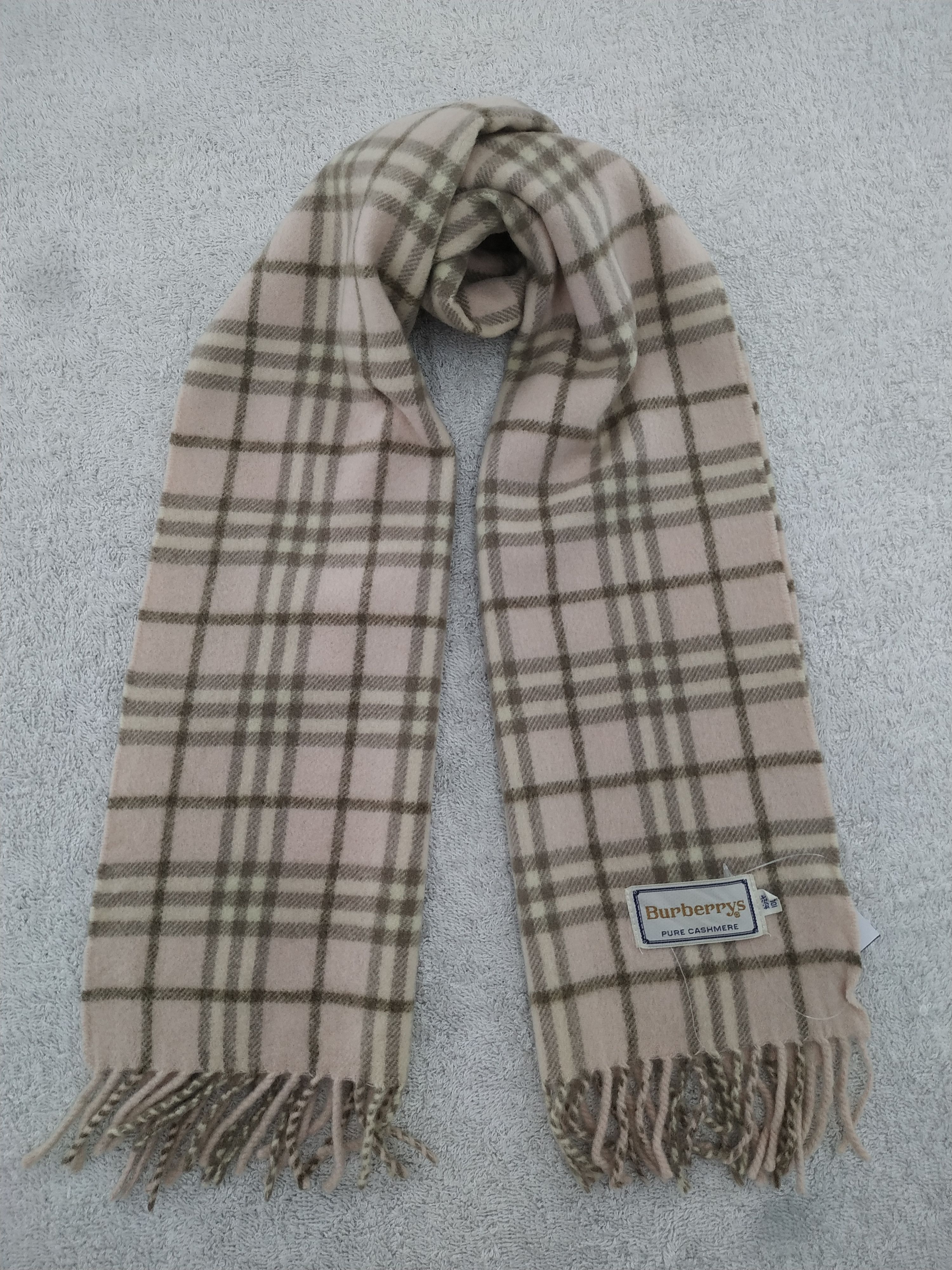 Burberry Vintage Burberry Scarf/Muffler/Neckwear MF589 Size ONE SIZE - 1 Thumbnail
