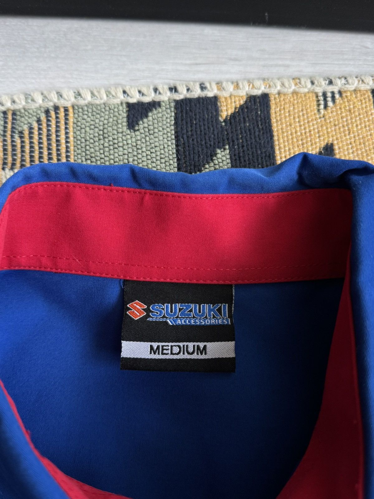 Vintage Vintage Suzuki Racing Moto Button Up Shirt Size US M / EU 48-50 / 2 - 15 Thumbnail