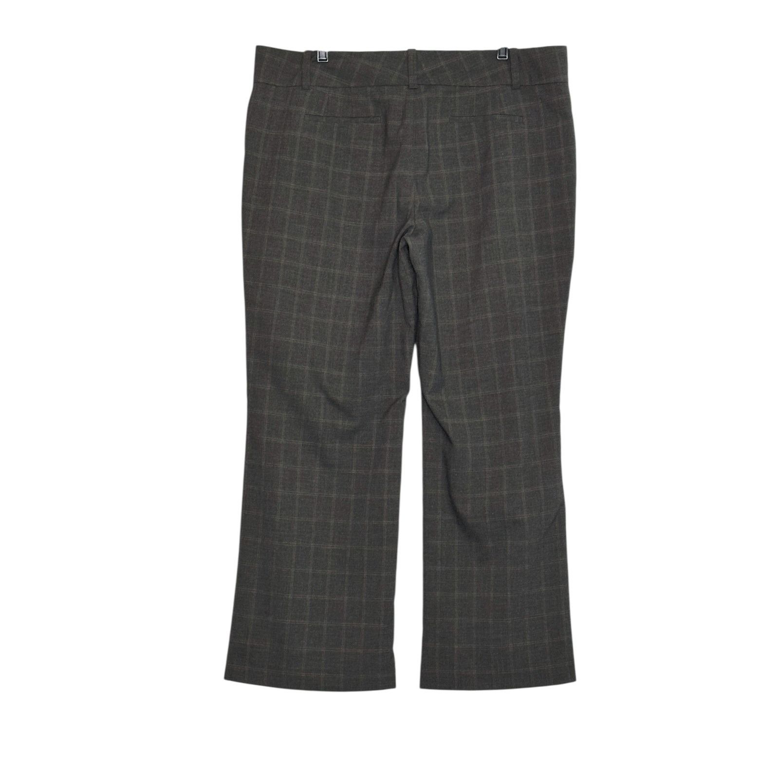 Ann Taylor Ann Taylor gray plaid wide legs career pants size 18 Size 40" / US 18 - 5 Thumbnail