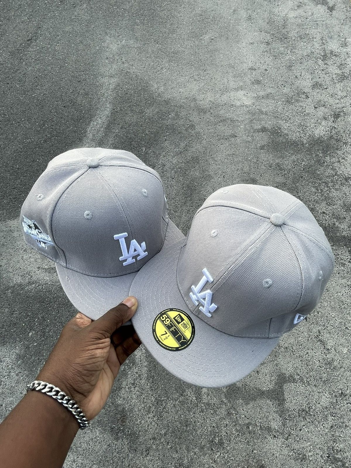 New Era 59FIFTY LOS ANGELES DODGERS WORLD SERIES FITTED CAP Size 38 - 3 Thumbnail