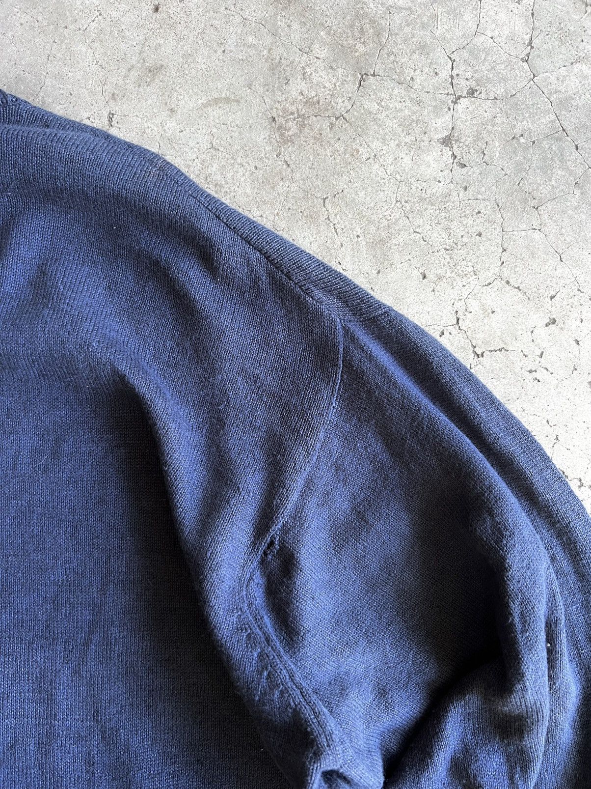Issey Miyake Vintage 80s TÊTE HOMME Katoh Kazutaka Mock Neck Sweater Size US M / EU 48-50 / 2 - 15 Thumbnail