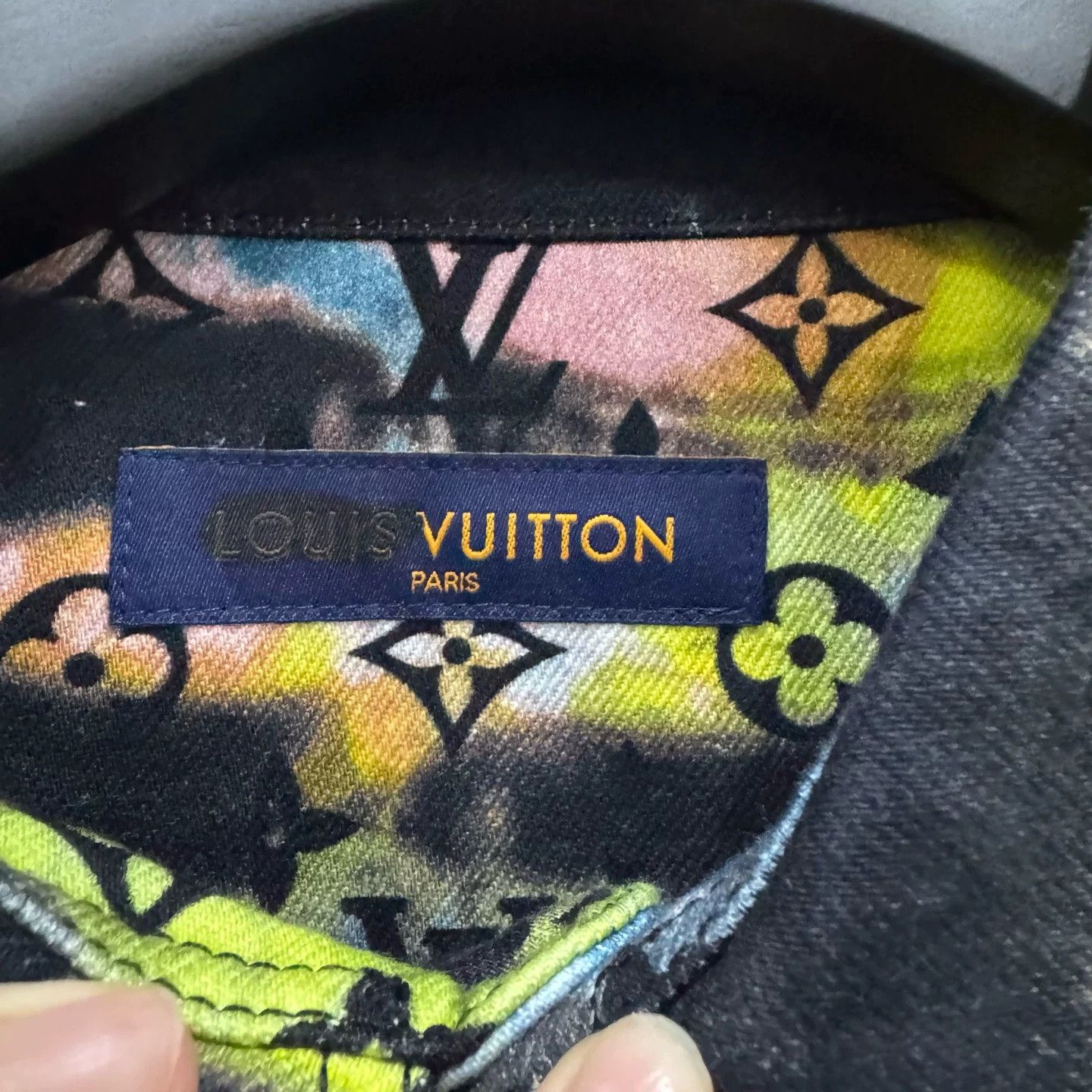 Louis Vuitton Louis Vuitton Laser Monogram Denim Shirt Size US XXL / EU 58 / 5 - 4 Thumbnail