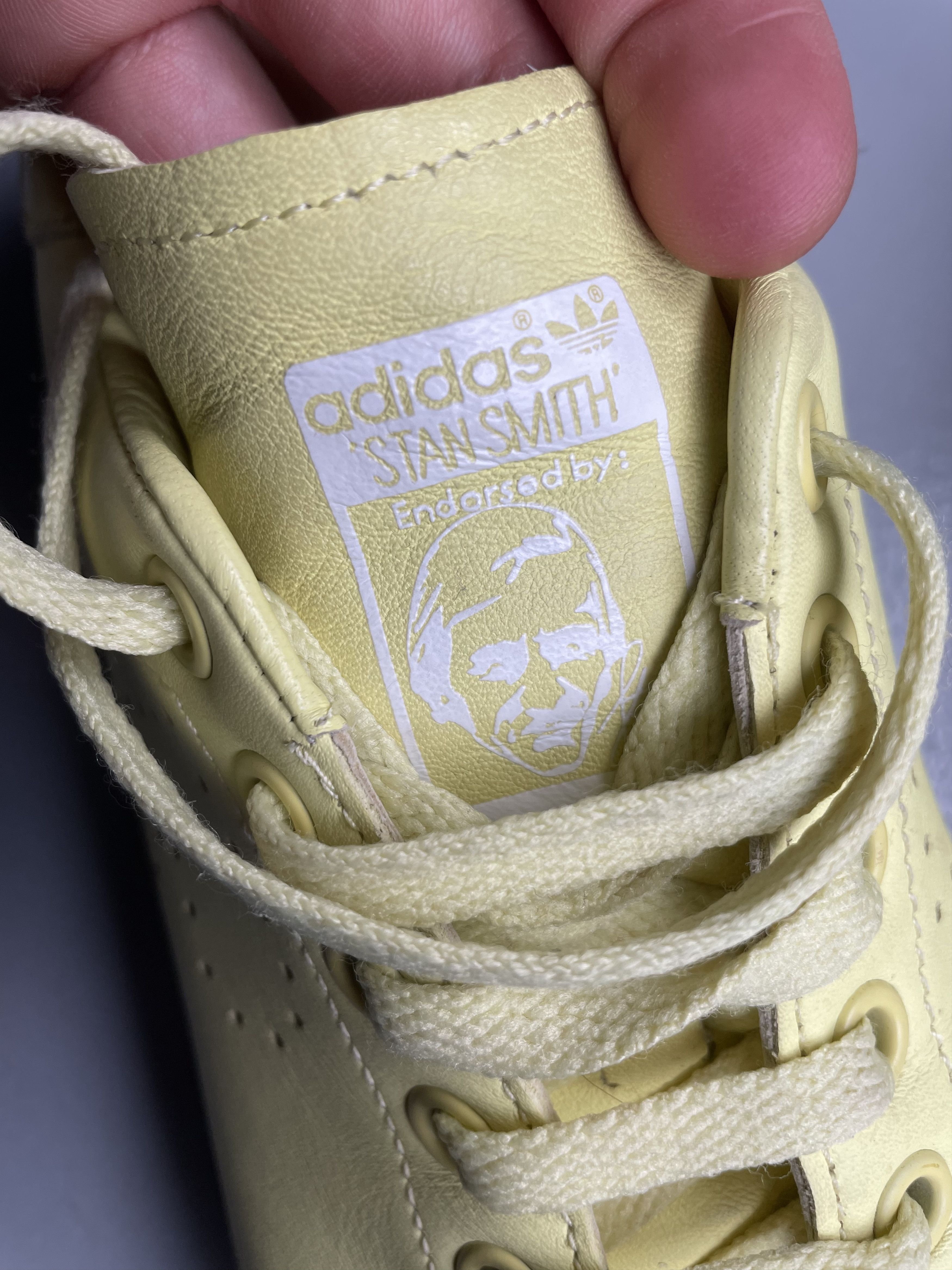 Adidas × Raf Simons adidas X Raf Simons S/S 2016 Stan Smith (Blush Yellow) Size US 8 / EU 41 - 12 Thumbnail