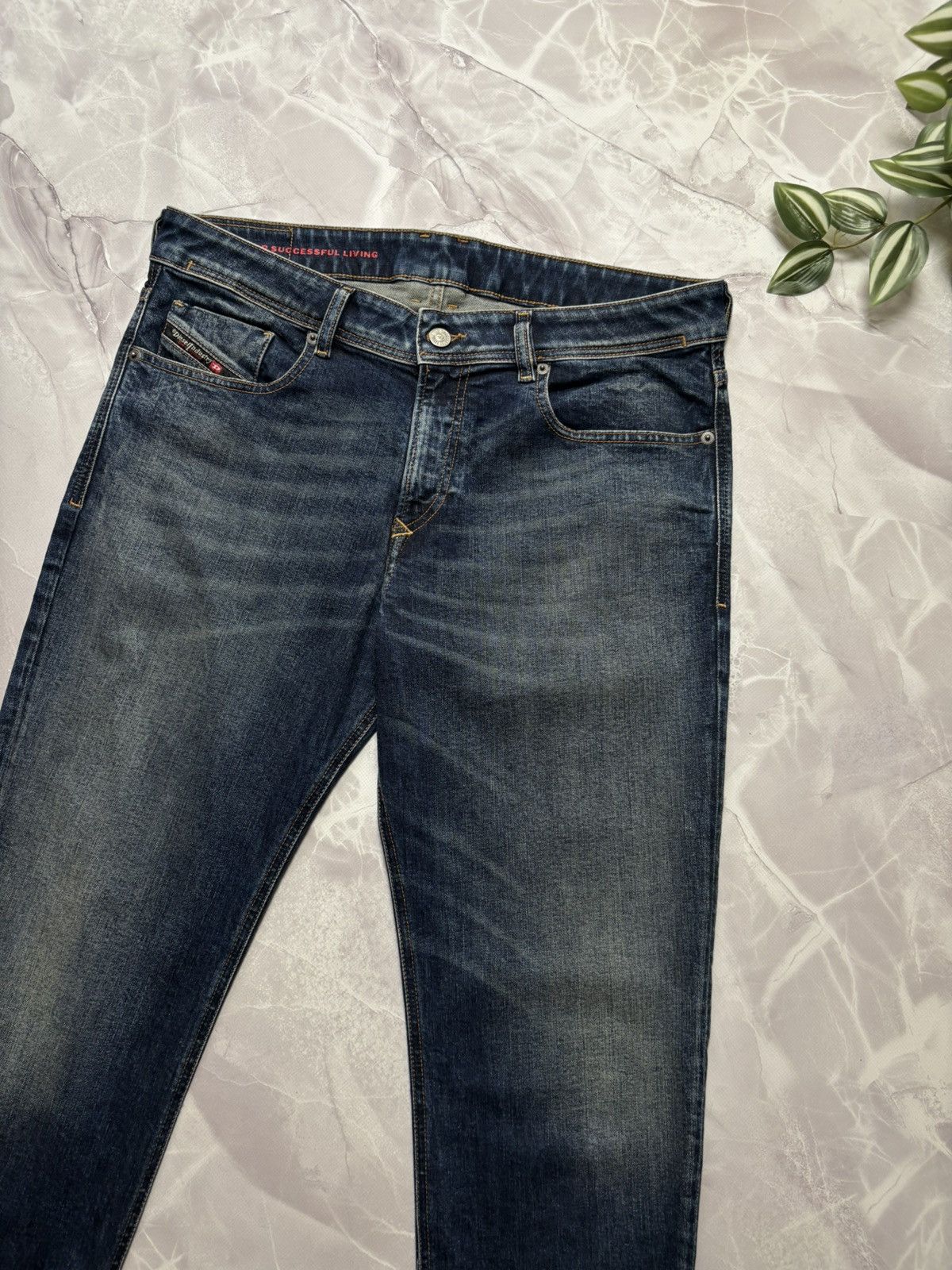 Diesel DIESEL 1979 Sleenker Jeans Skinny Faded Blue Mens 34 x 32 Size US 34 / EU 50 - 6 Thumbnail