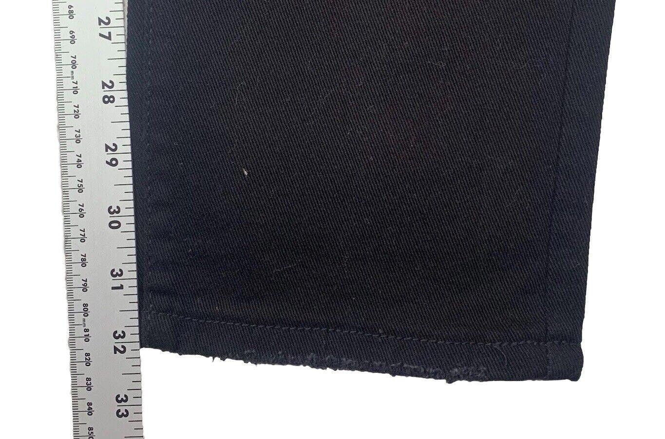Other Decibel Black Jeans Men's 40x34 Embroidered Front Frayed Size US 40 / EU 56 - 8 Thumbnail