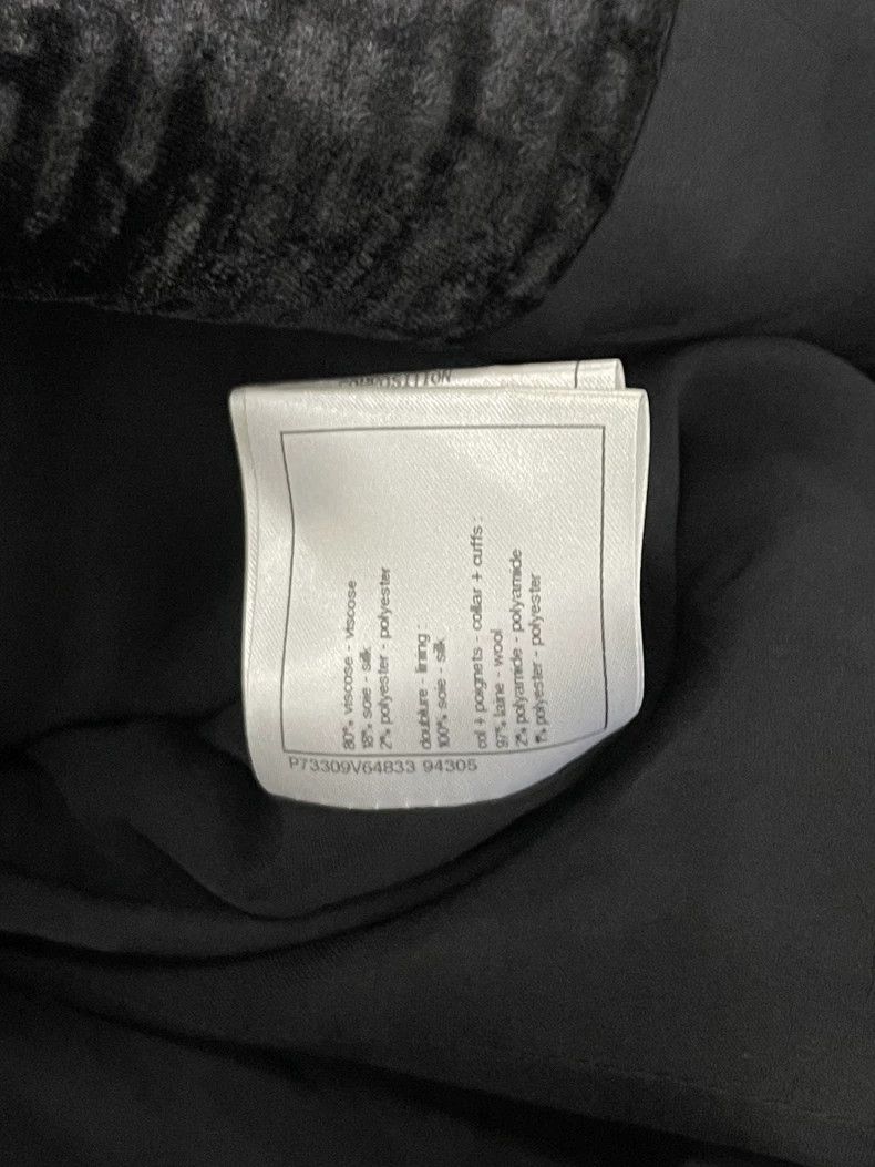 Chanel Chanel 22B pink collar black velvet mid-length jacket Size XS / US 0-2 / IT 36-38 - 7 Thumbnail