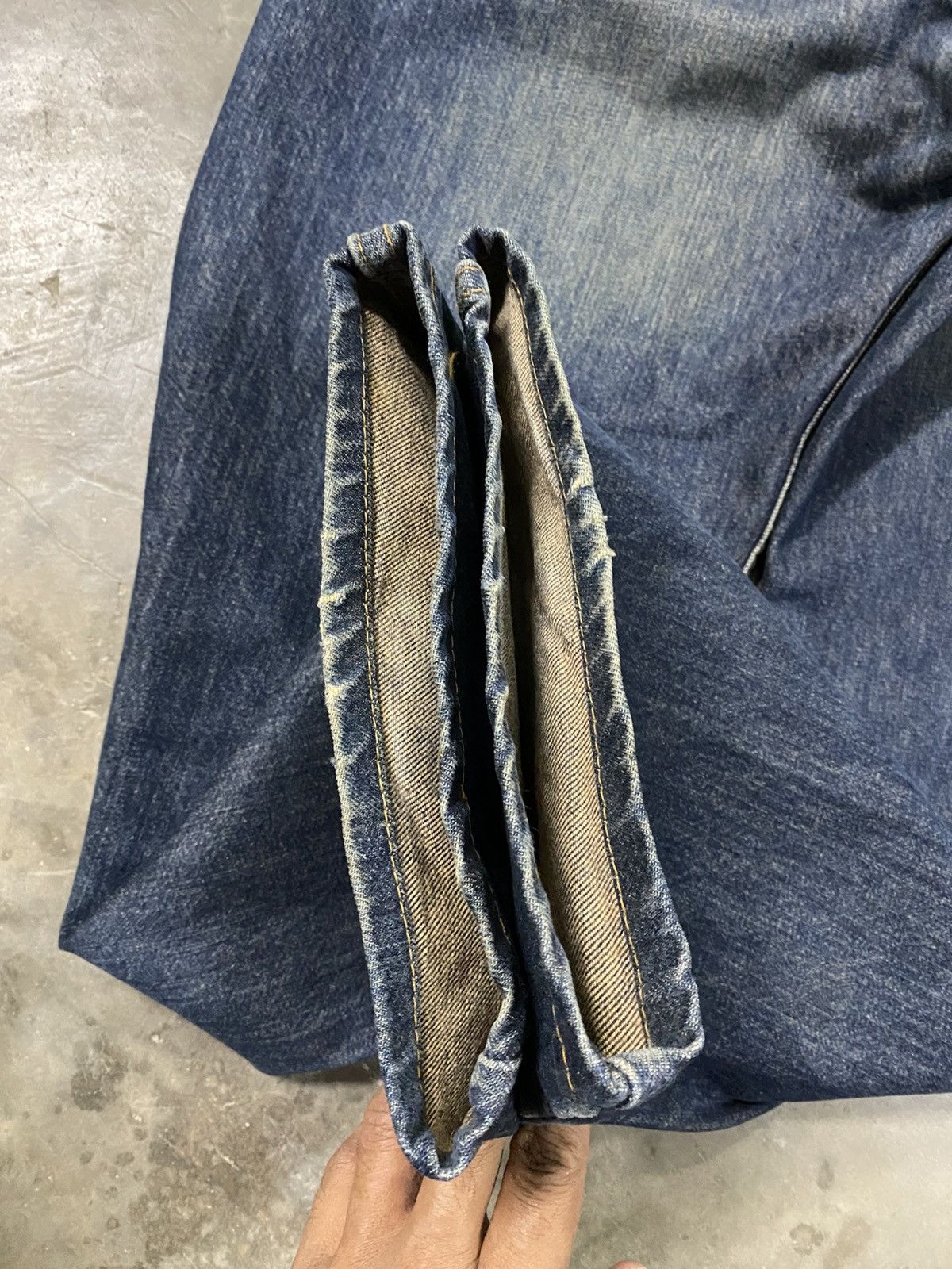 Hysteric Glamour × If Six Was Nine × Levi's Vintage Levis 612 Orange Tag Mud Rusty Denim Jeans @276 Size US 33 - 13 Thumbnail