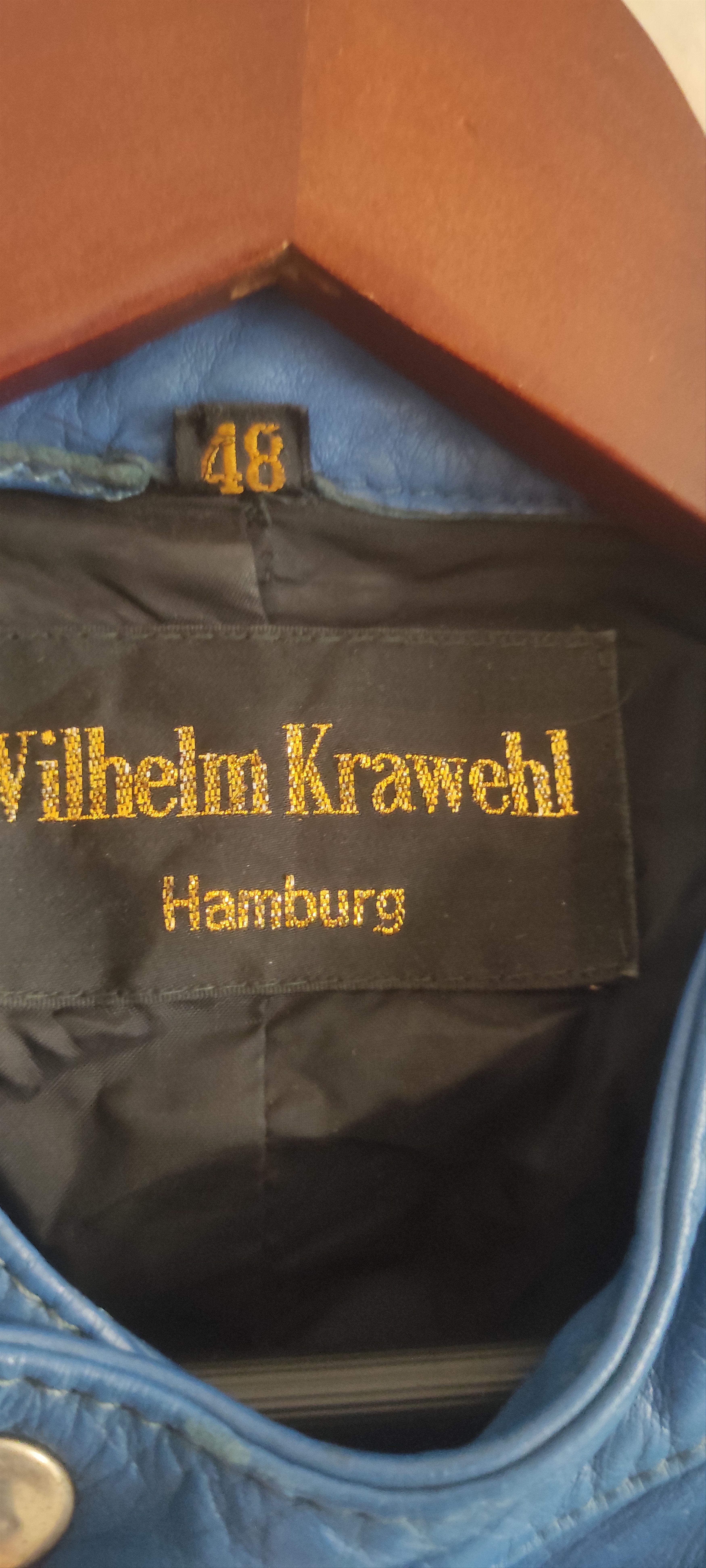 Genuine Leather Wilhelm Krawehl Hamburg Motorcycle Racing Leather Jacket Size US S / EU 44-46 / 1 - 15 Thumbnail
