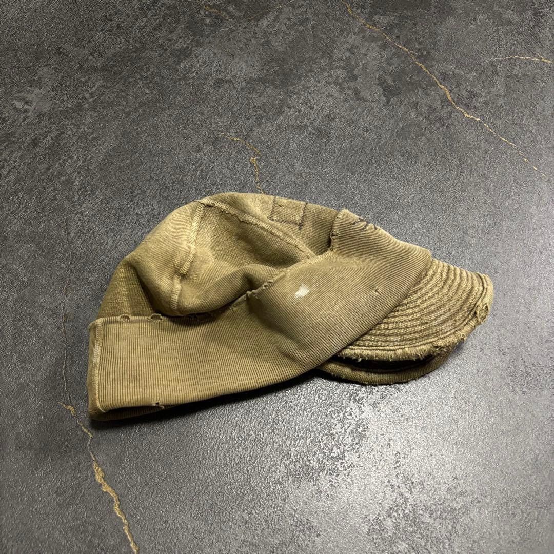 Kapital Conductor Soft Brim Beanie Visor Distressed weathered hat Size ONE SIZE - 8 Thumbnail