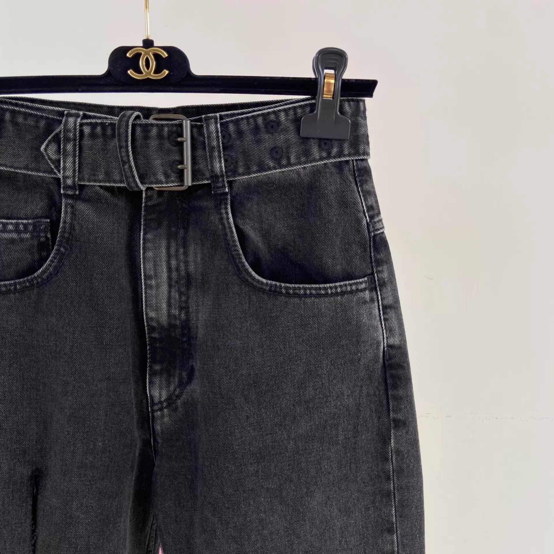 Maison Margiela Maison Margiela Black and Gray Jeans Size 36 Size 25" / US 0 / IT 36 - 3 Thumbnail