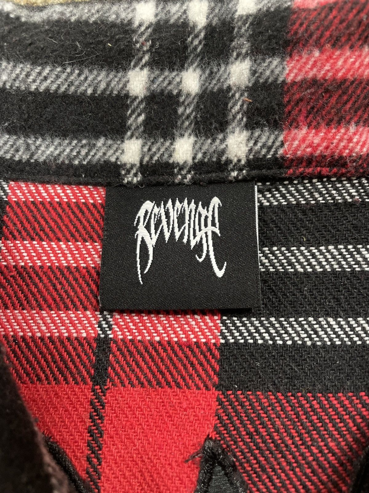 Revenge Revenge Black Red Zip Flannel Size US L / EU 52-54 / 3 - 5 Thumbnail