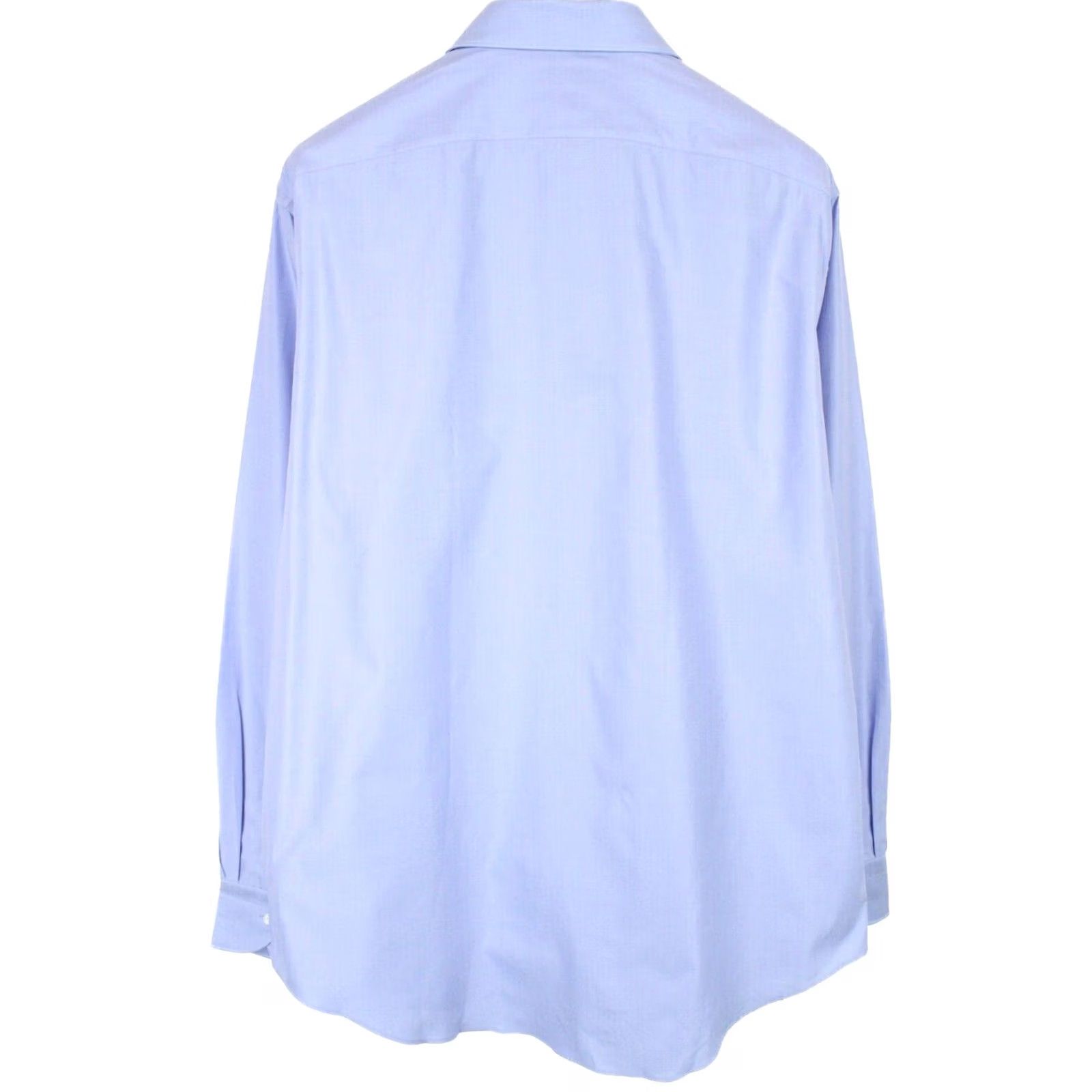 Suitsupply SUITSUPPLY Custom Made Regular Fit Formal Shirt Button-Up Blue 45 / 17 3/4 Mens Dress Shirt Size 48R - 2 Thumbnail