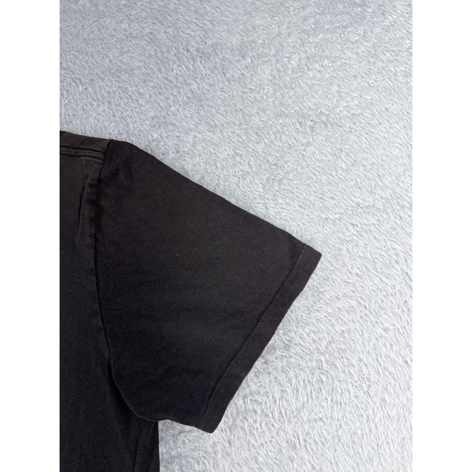 The North Face The North Face Shirt Men M Black Short Sleeve Crew Neck Cotton Logo T-Shirt All Seasons Outdoor Mens Size US M / EU 48-50 / 2 - 2 Thumbnail