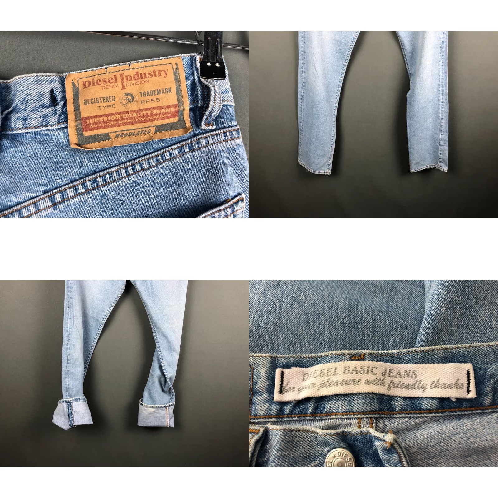 Diesel Diesel Jeans Regular 31 Blue Cotton Denim Men Straight Vintage? No Size US 31 - 8 Thumbnail