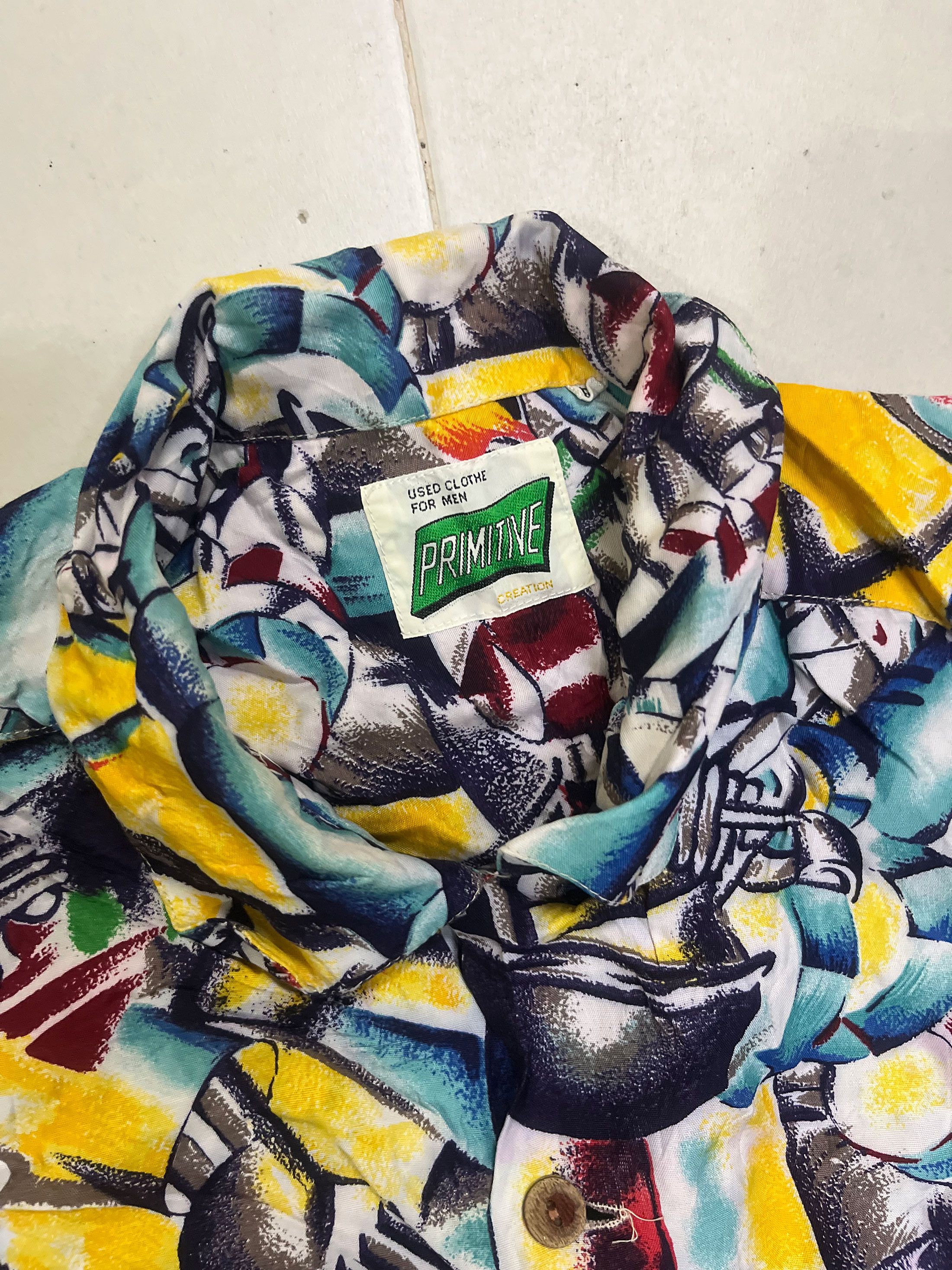 Japanese Brand Primitive Japan Full Printed Art Hawaiian Hawaii Size US XL / EU 56 / 4 - 2 Thumbnail