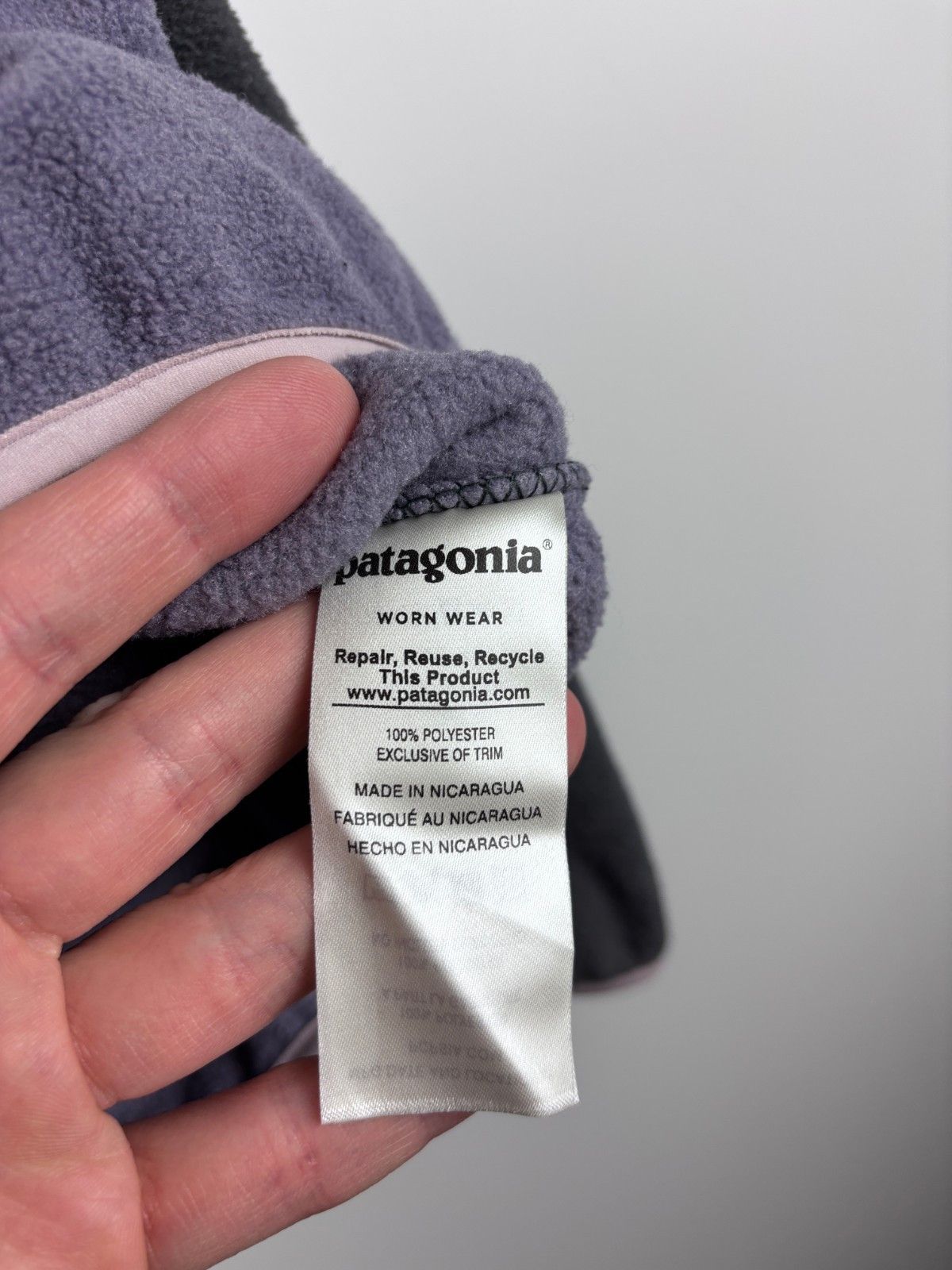 Patagonia Patagonia Synchilla Fleece Pullover Sweater Gray Purple XXS Size XXS / US 00 / IT 34 - 8 Thumbnail