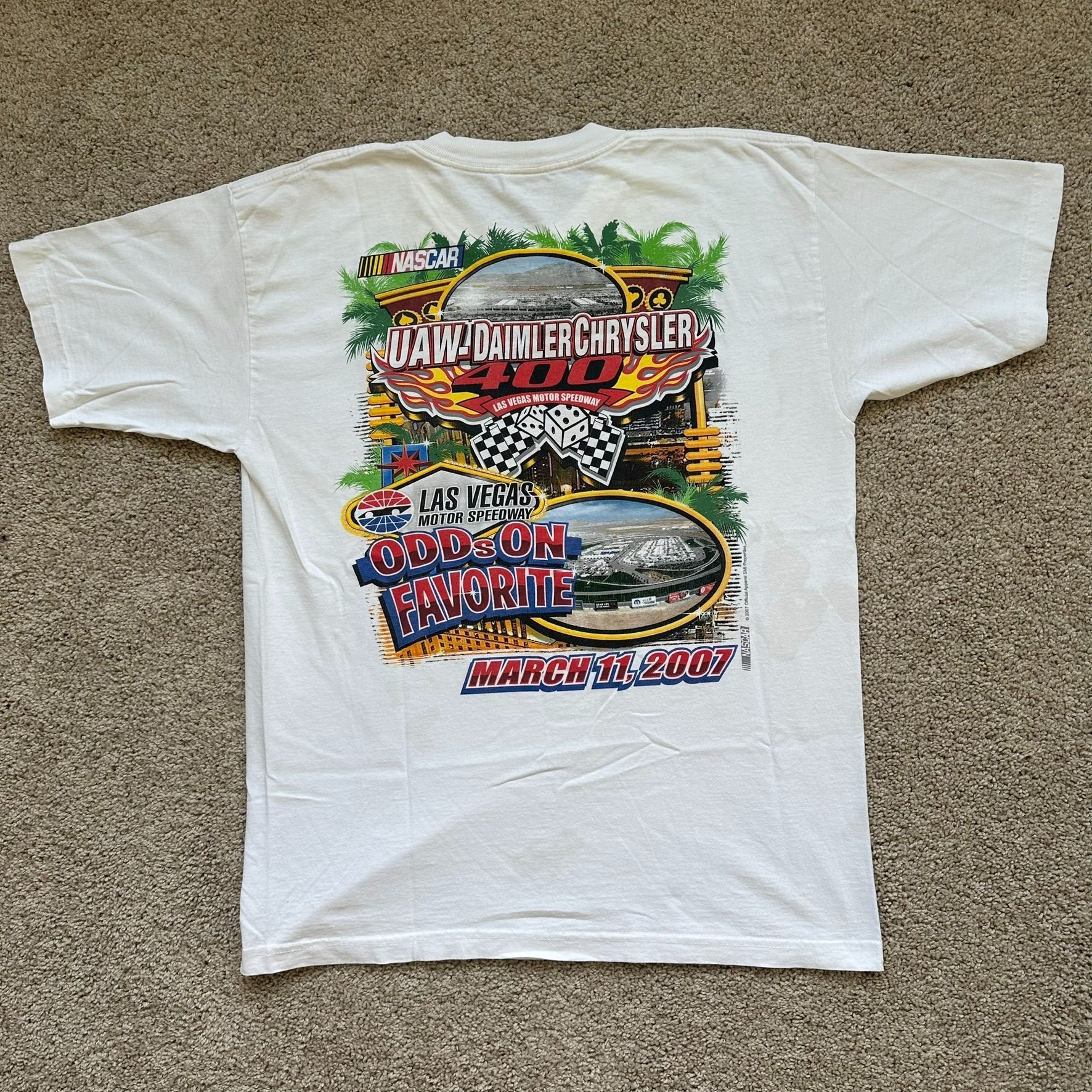 NASCAR Vintage 2007 NASCAR Las Vegas 400 T-Shirt Y2K Nextel Cup Rac Size US L / EU 52-54 / 3 - 4 Thumbnail