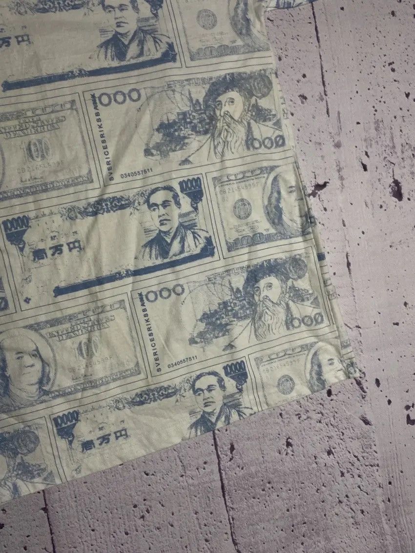 Vintage 💸Men’s Vintage T-Shirt Over Print Dollars 212 NYC Tee💸 Size US L / EU 52-54 / 3 - 10 Thumbnail