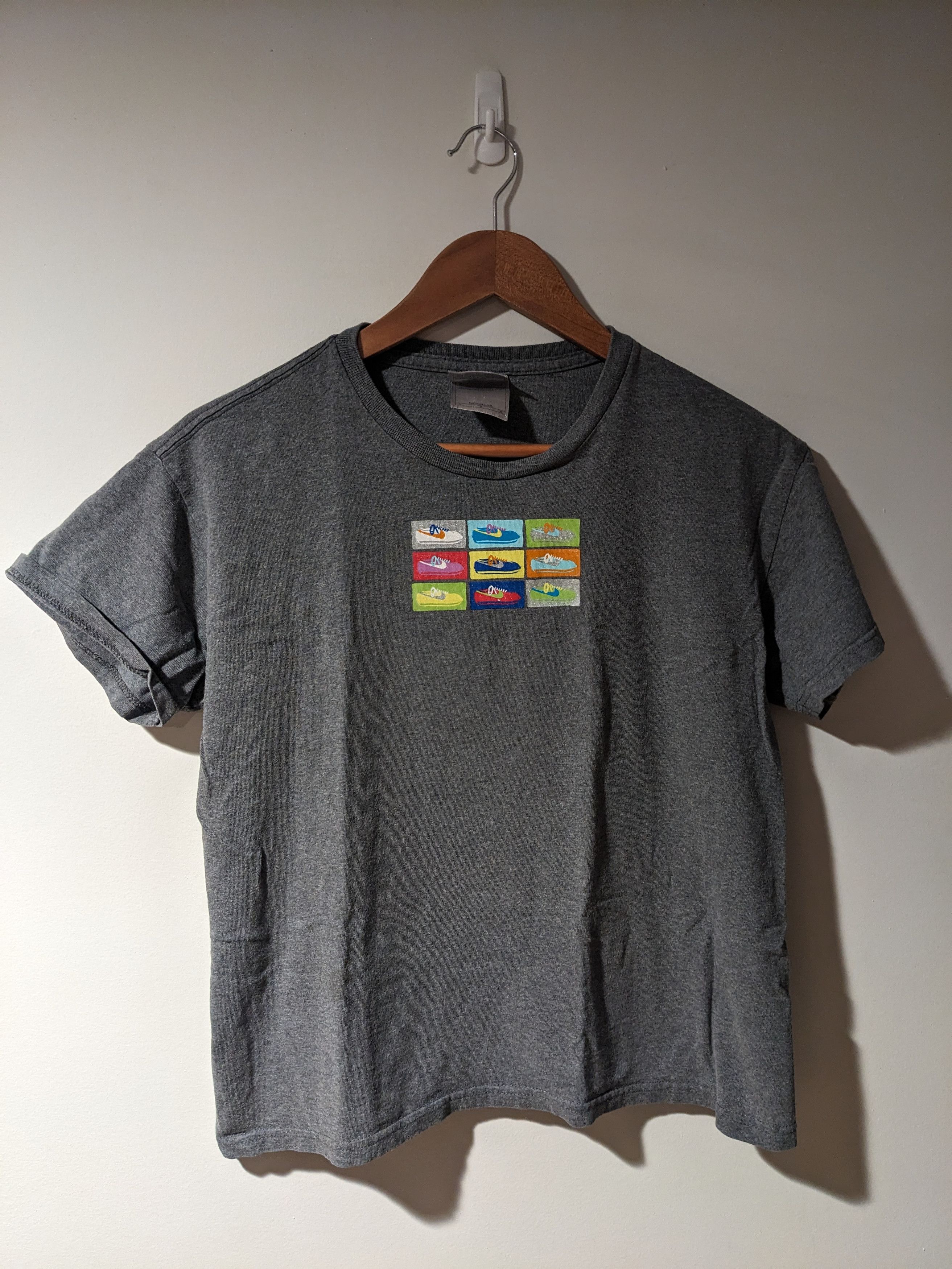 Nike × Vintage Vintage 90s Nike Cortez Andy Warhol Womans Medium T-Shirt Size M / US 6-8 / IT 42-44 - 1 Thumbnail