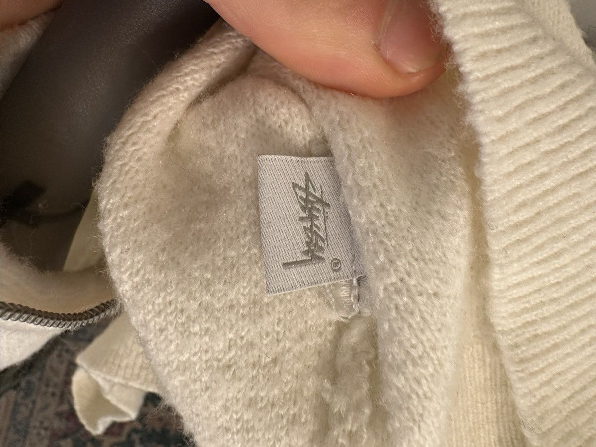 Stussy Stussy quarter zip mock neck sweater, ivory Size US M / EU 48-50 / 2 - 5 Thumbnail