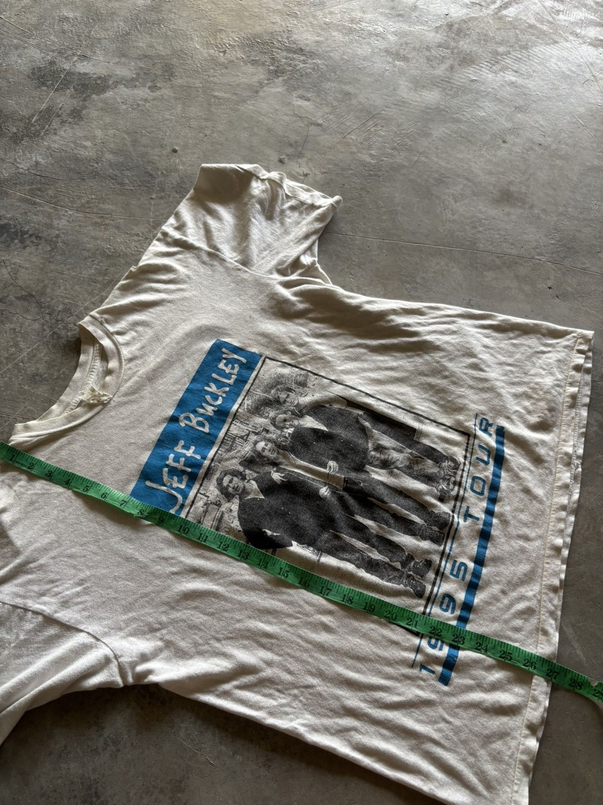 Band Tees RARE SCARCE JEFF BUCKLEY 1995 GRACE TOUR DISTRESSED BOXY ERD Size US XL / EU 56 / 4 - 12 Thumbnail
