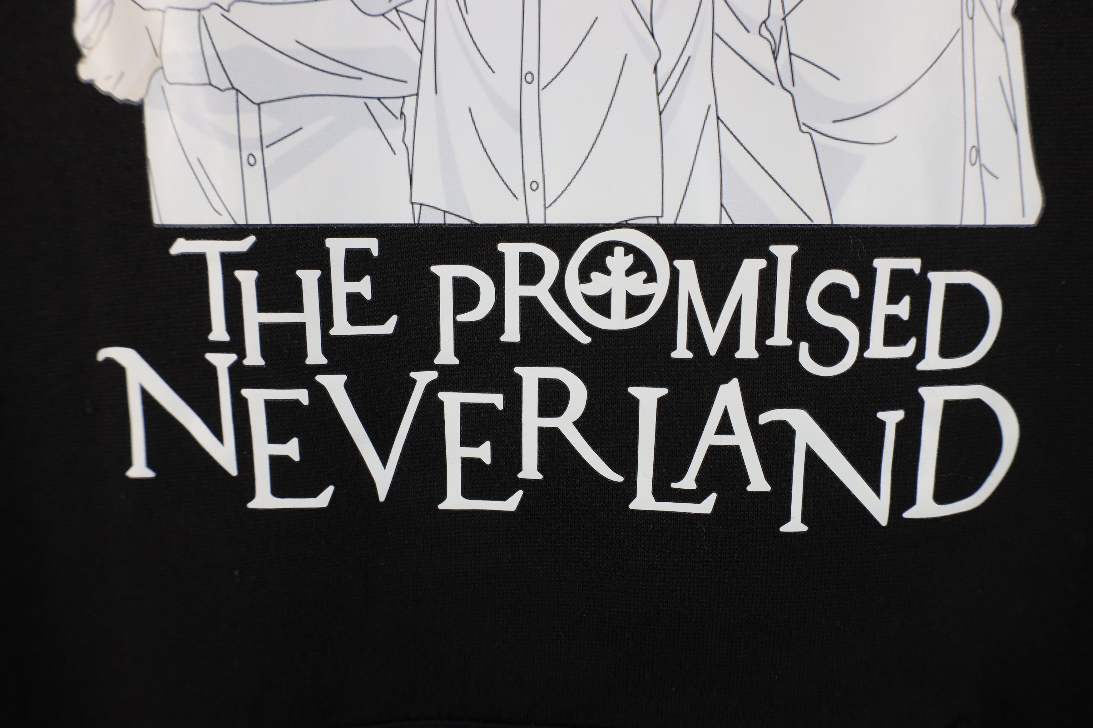 Vintage The Promised Neverland Japanese Anime Manga Hoodie Black Size M / US 6-8 / IT 42-44 - 6 Thumbnail