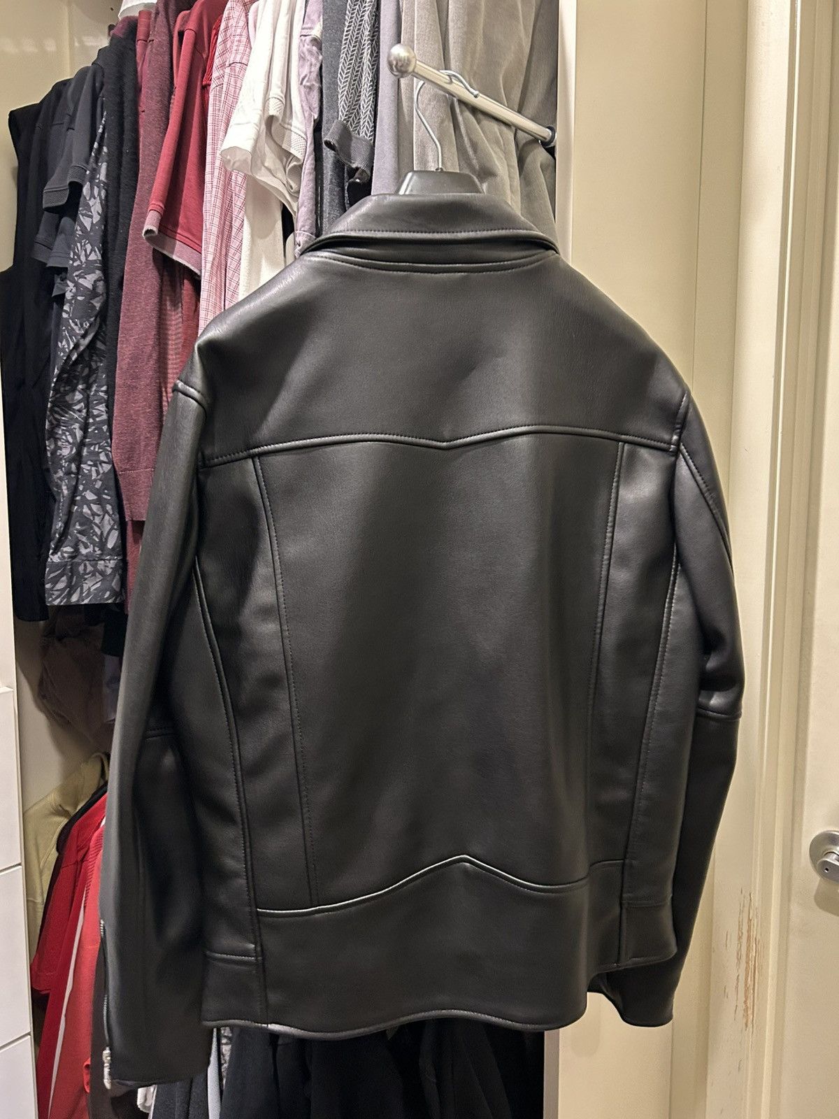 Zara Black Zara Leather Jacket Size US M / EU 48-50 / 2 - 2 Thumbnail
